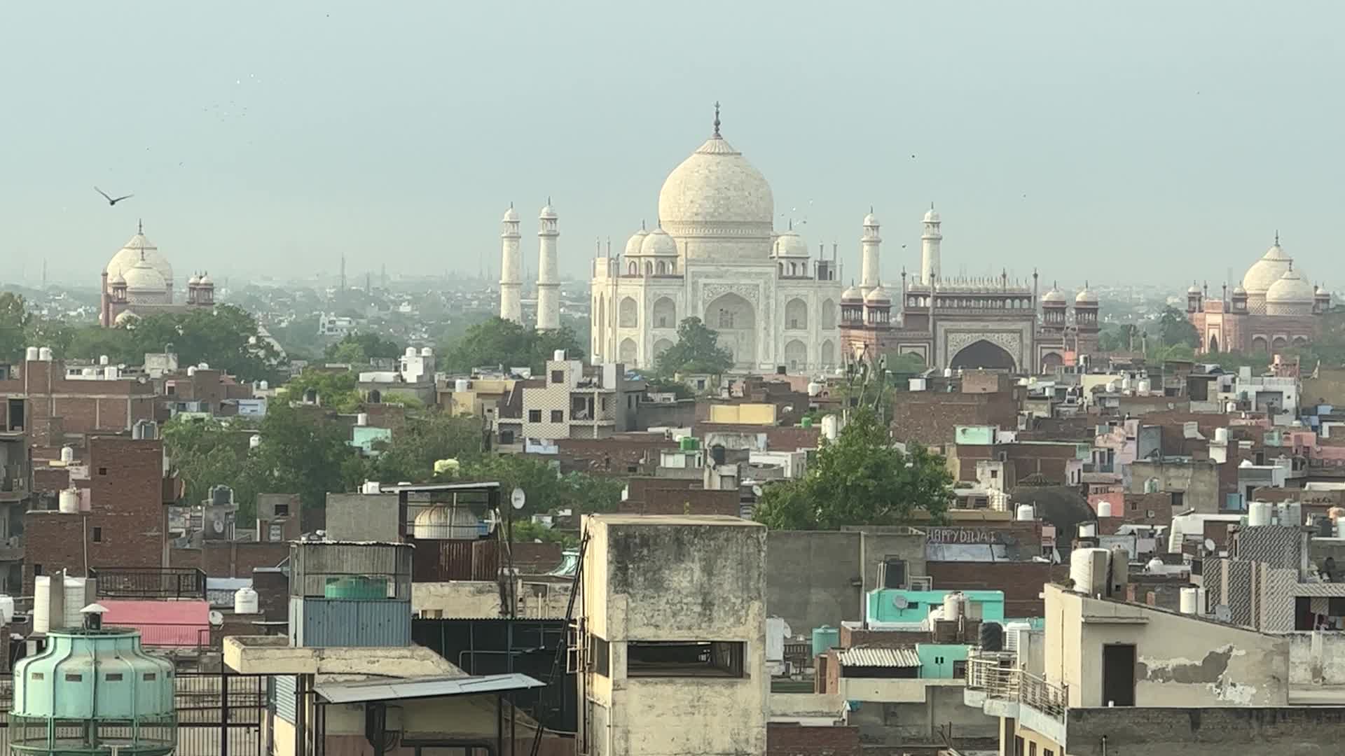 Taj Mahal the city of Agra