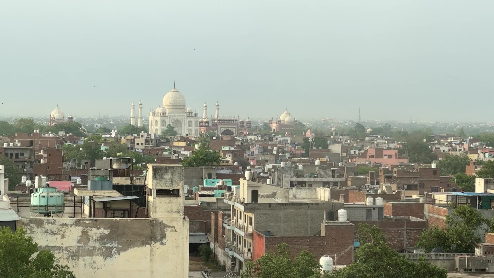 Taj Mahal the city of Agra