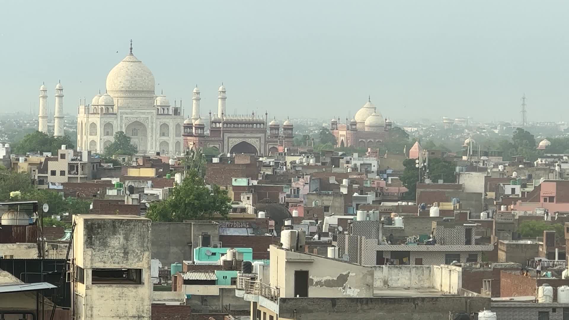 Taj Mahal the city of Agra