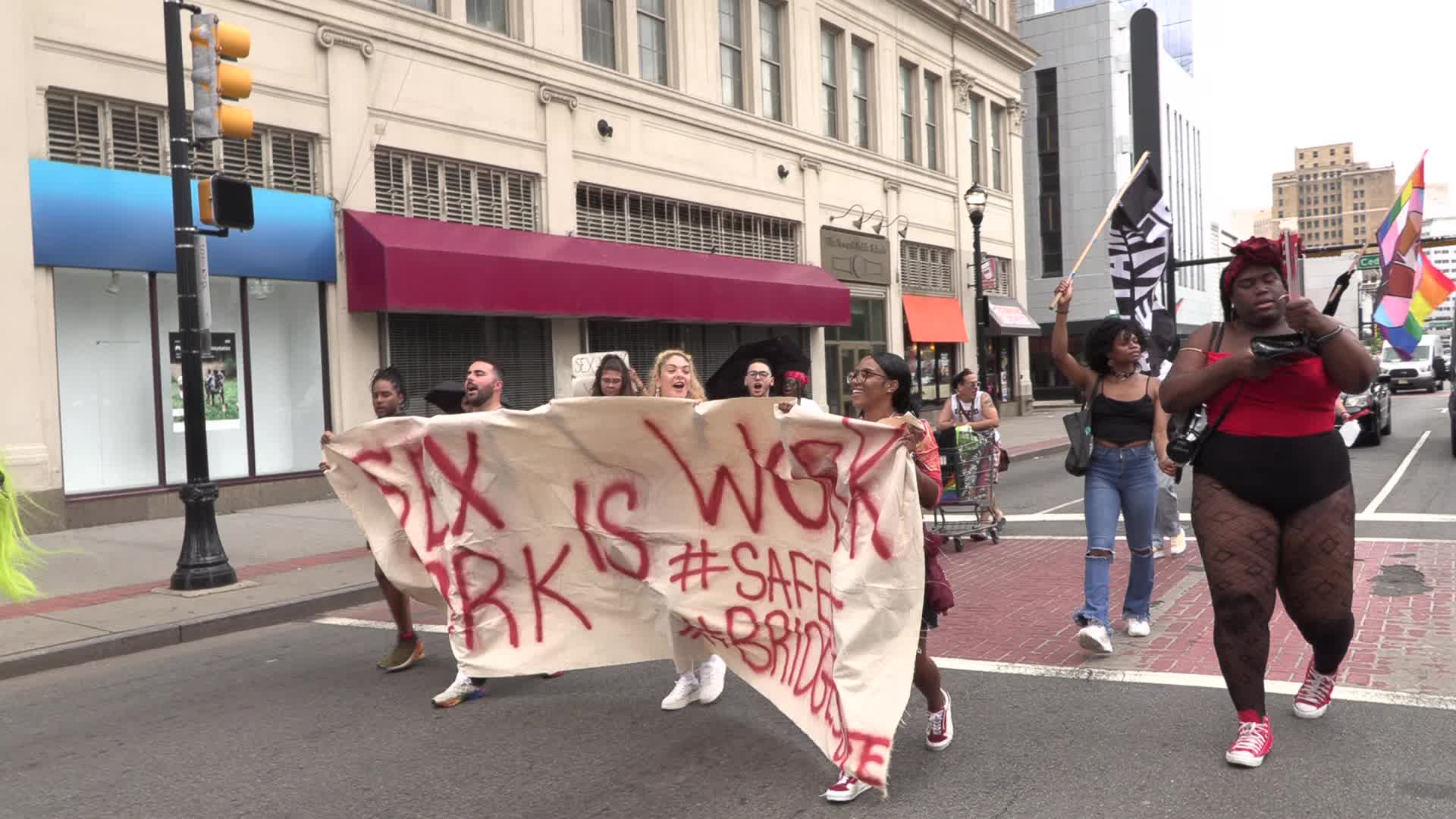 Newark: Sex Workers March