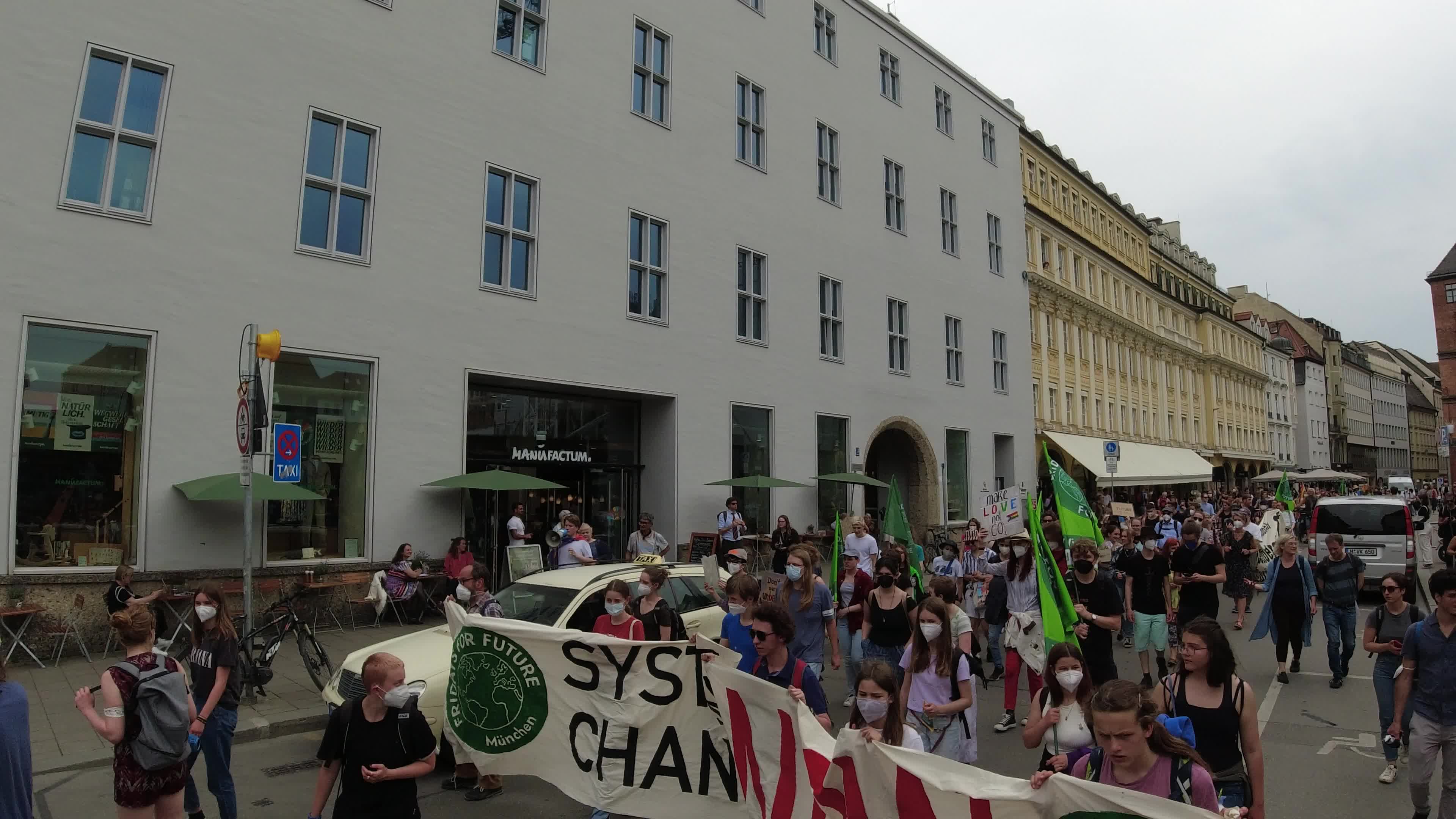 Fridays for Future protests for System Change in Munich