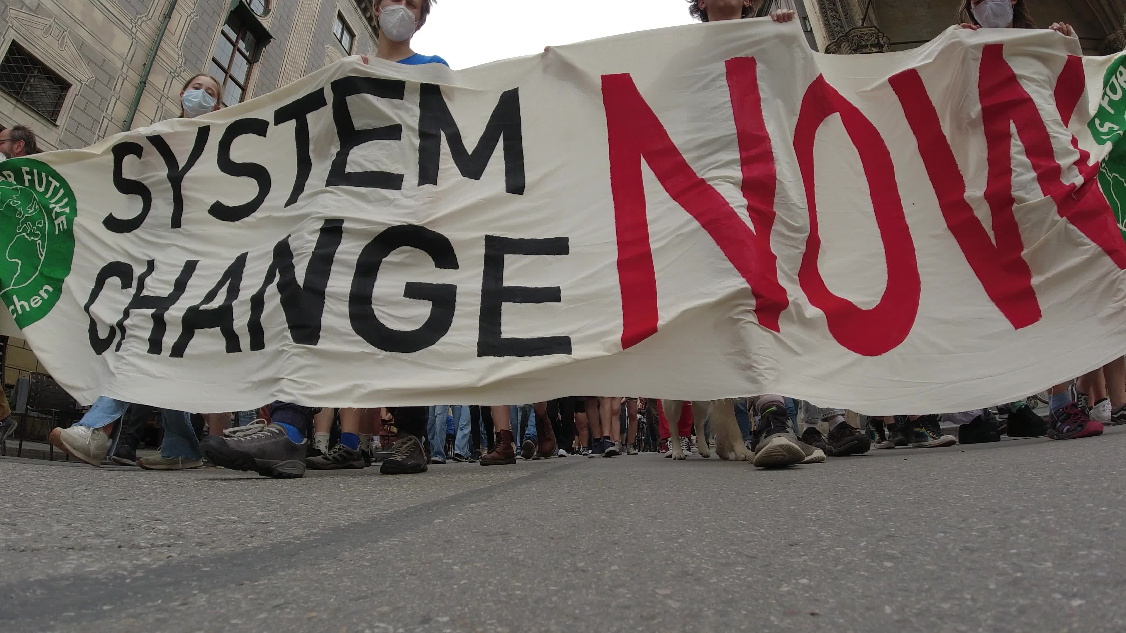 Fridays for Future protests for System Change in Munich