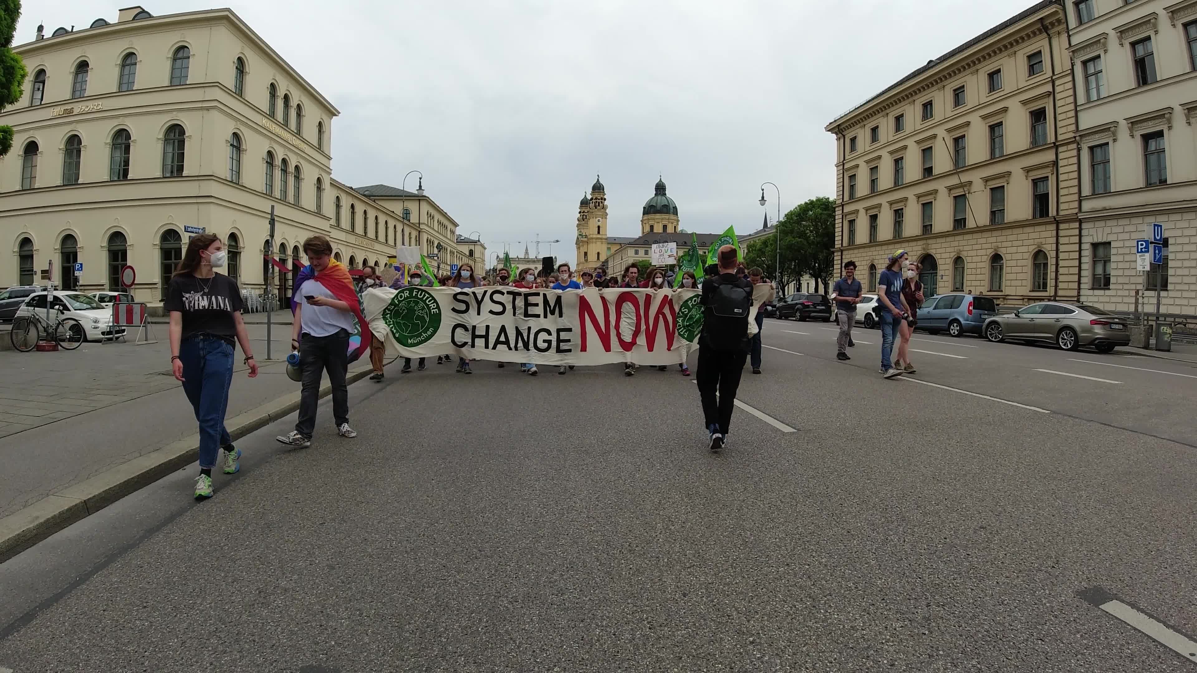 Fridays for Future protests for System Change in Munich