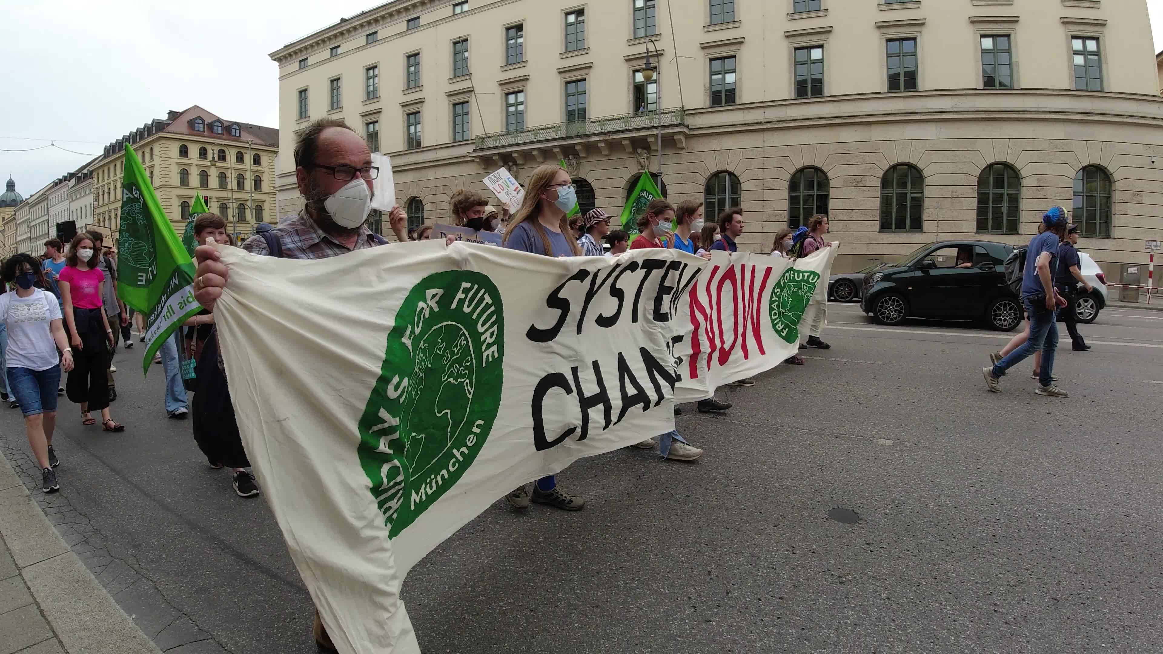 Fridays for Future protests for System Change in Munich
