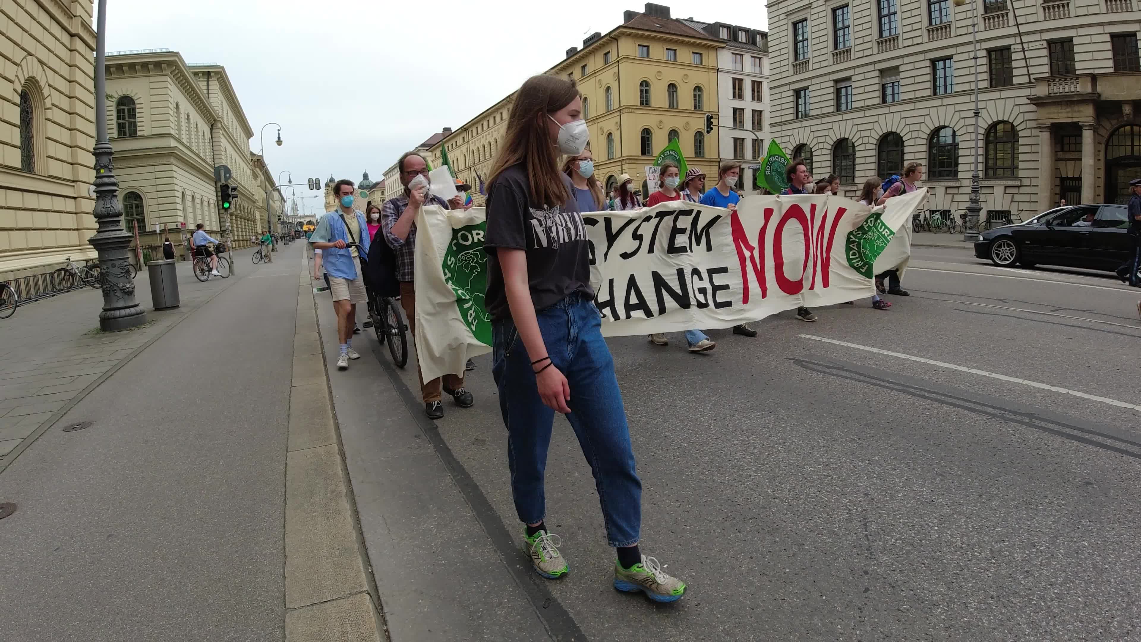 Fridays for Future protests for System Change in Munich