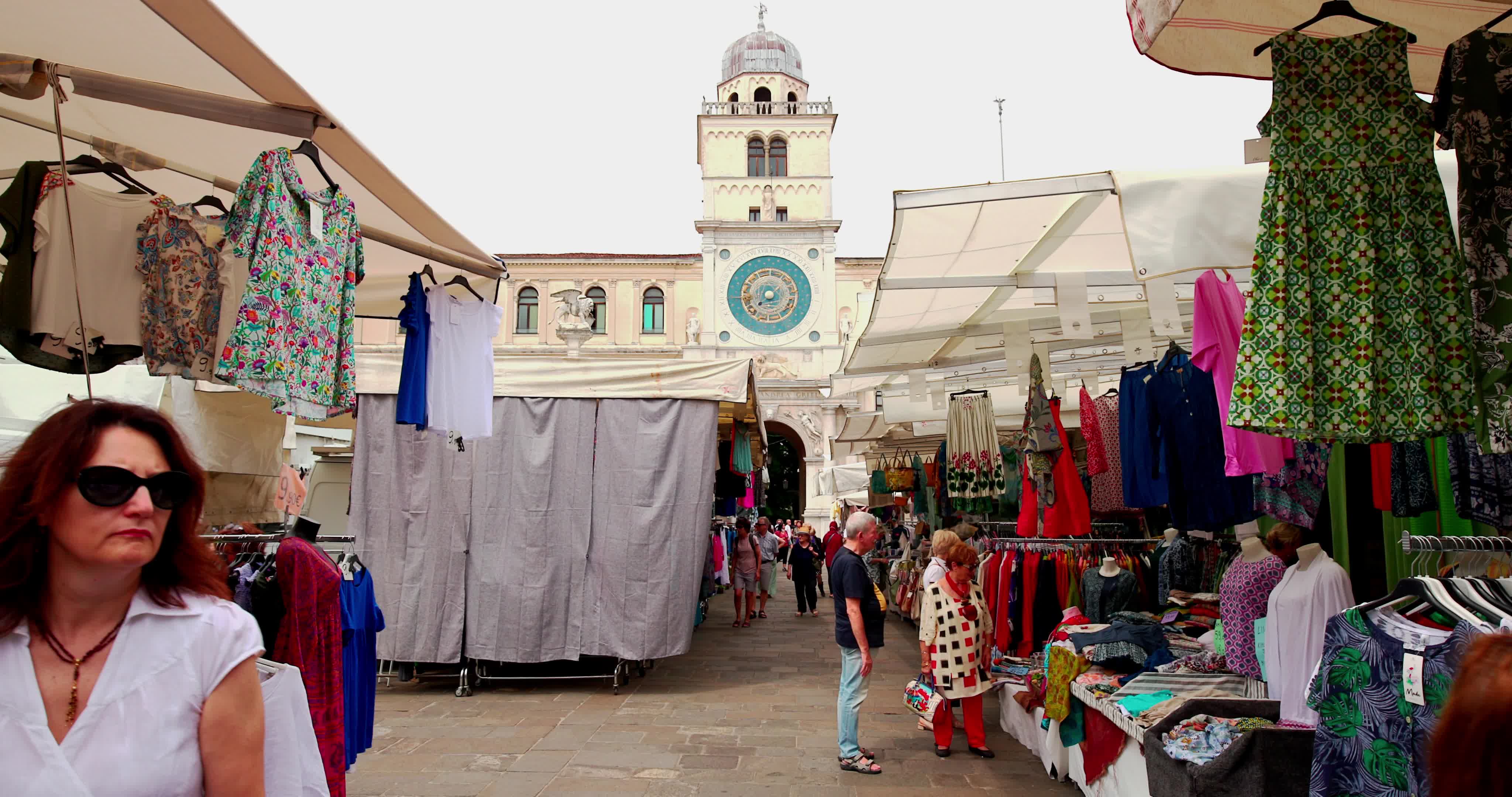 Street Market In Piazza dei Signori, in Padua