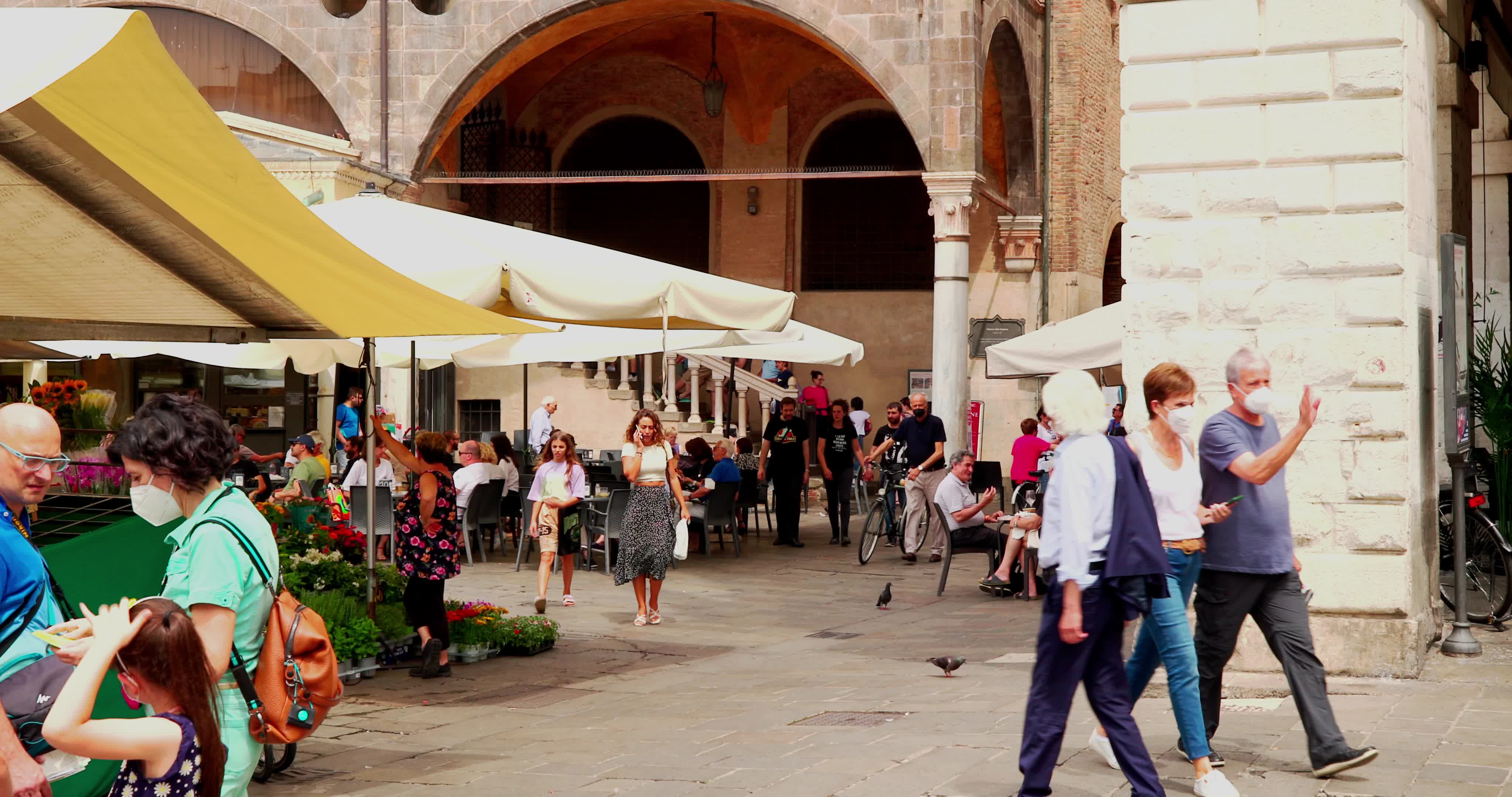 Vegetable Market In Piazza delle Erbe, Padua