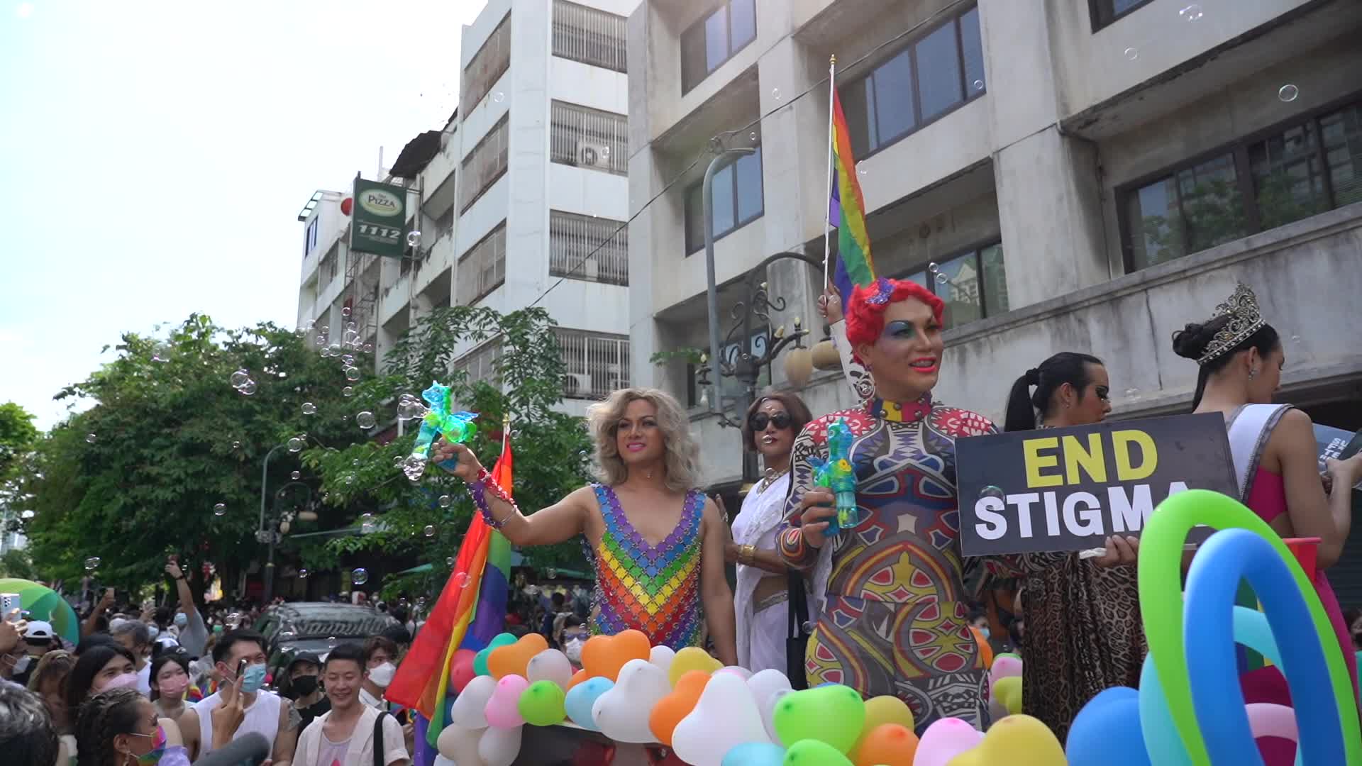 LGBT People Celebrate Pride Month in Bangkok.