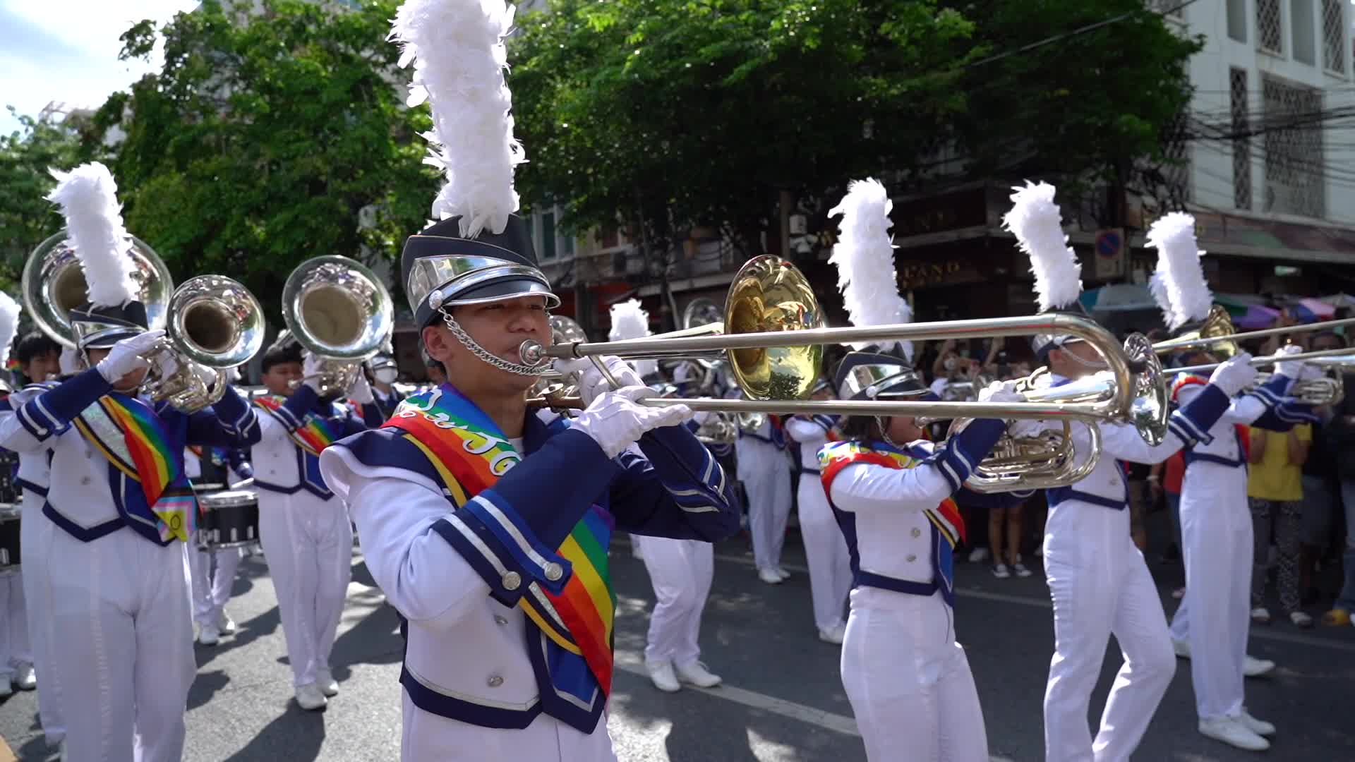 LGBT People Celebrate Pride Month in Bangkok.