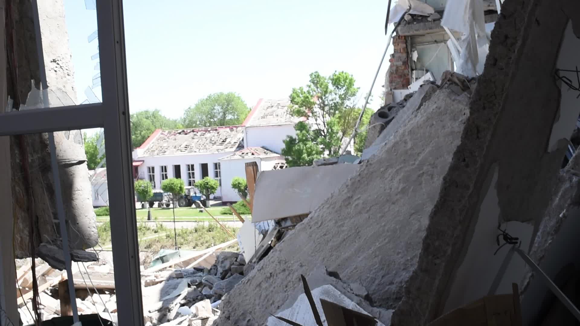 Shelling In Bastanka, UKraine  amid the Russian Invasion of Ukraine