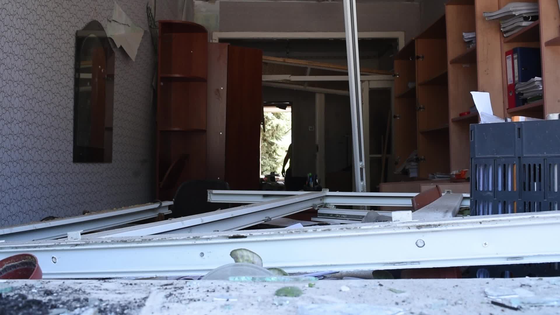 Shelling In Bastanka, UKraine  amid the Russian Invasion of Ukraine