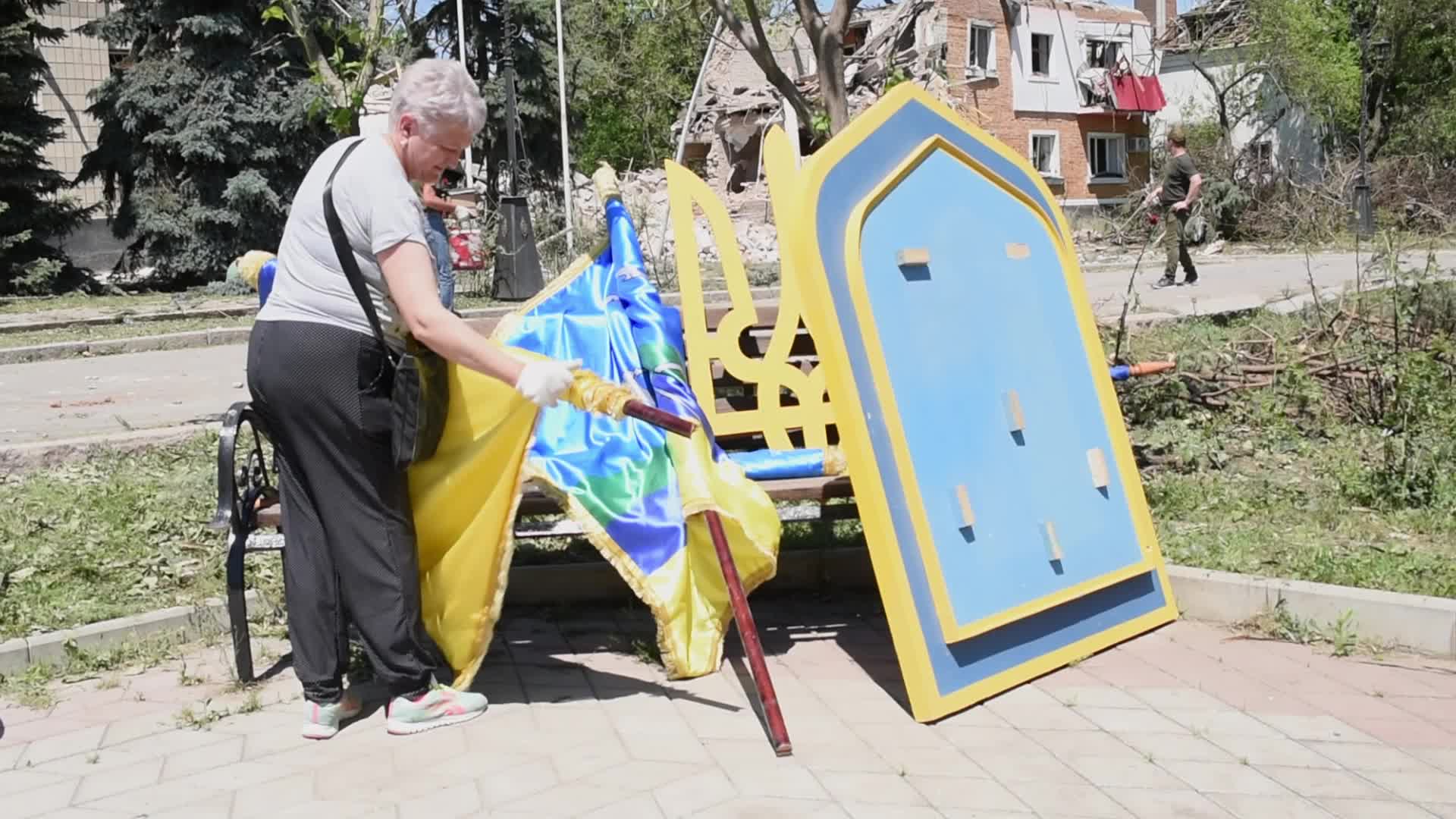 Shelling In Bastanka, UKraine  amid the Russian Invasion of Ukraine