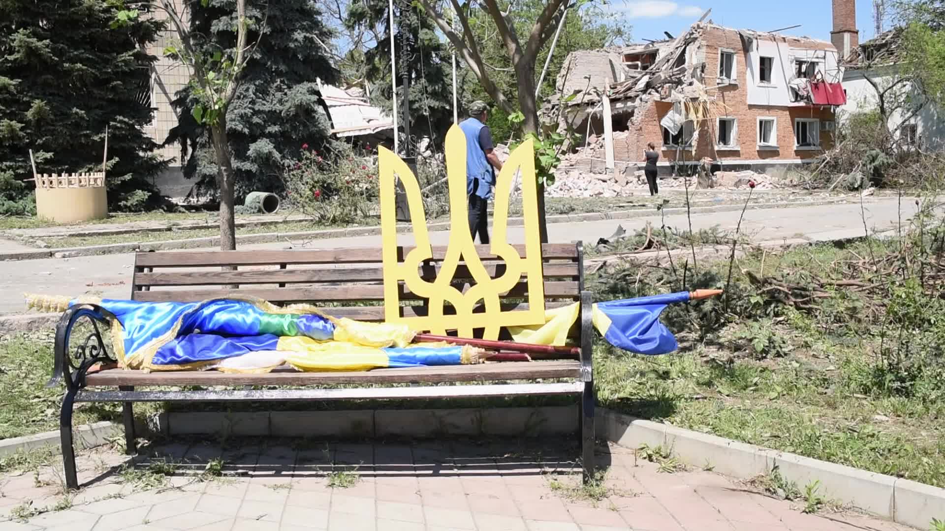 Shelling In Bastanka, UKraine  amid the Russian Invasion of Ukraine