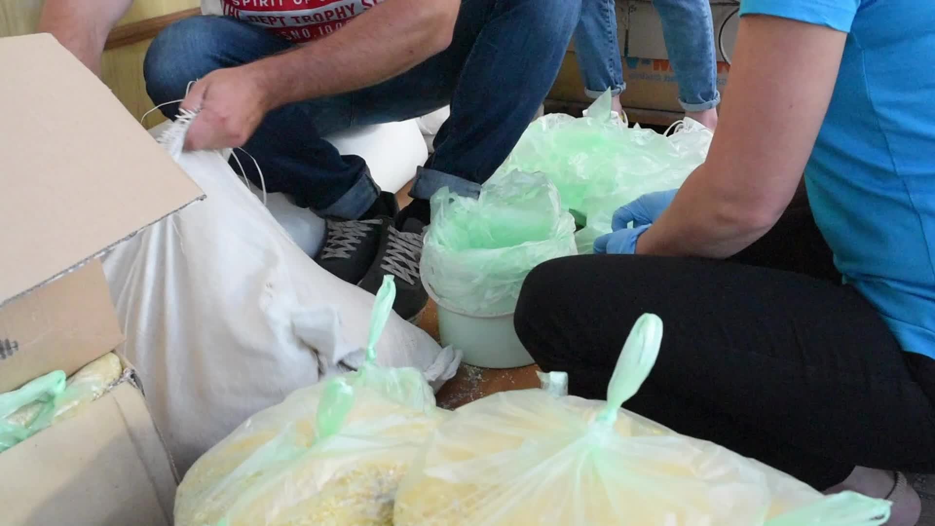 Humanitarian Help In Novovorontsovka-Front Line