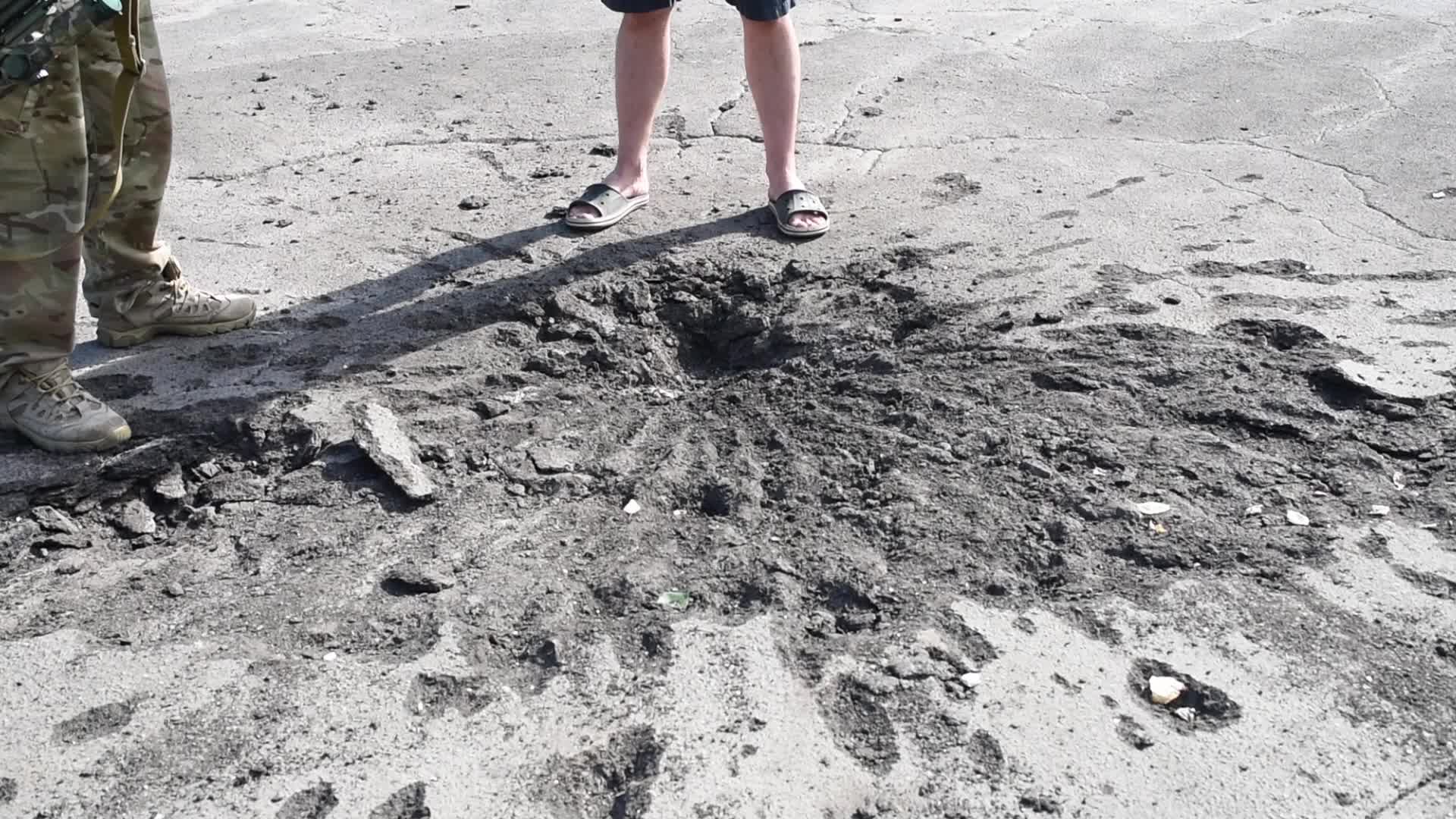 Shelling In Novovorontsovka And Mar'yans'ke-front Line
