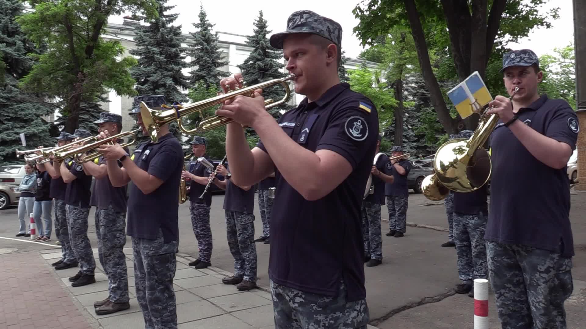 Farewell ceremony for Ukrainian serviceman Sergiy Derduga in Odesa, amid Russia's invasion in Ukraine
