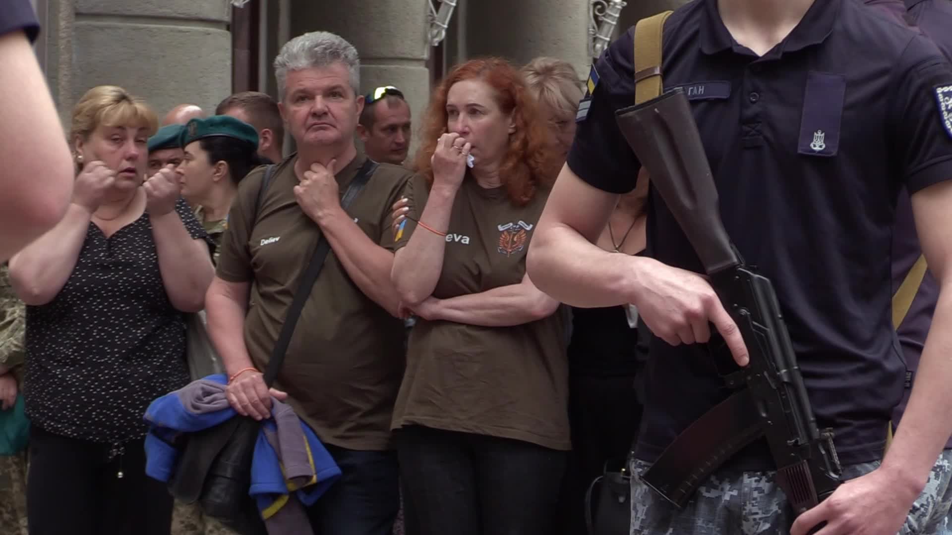 Farewell ceremony for Ukrainian serviceman Sergiy Derduga in Odesa, amid Russia's invasion in Ukraine