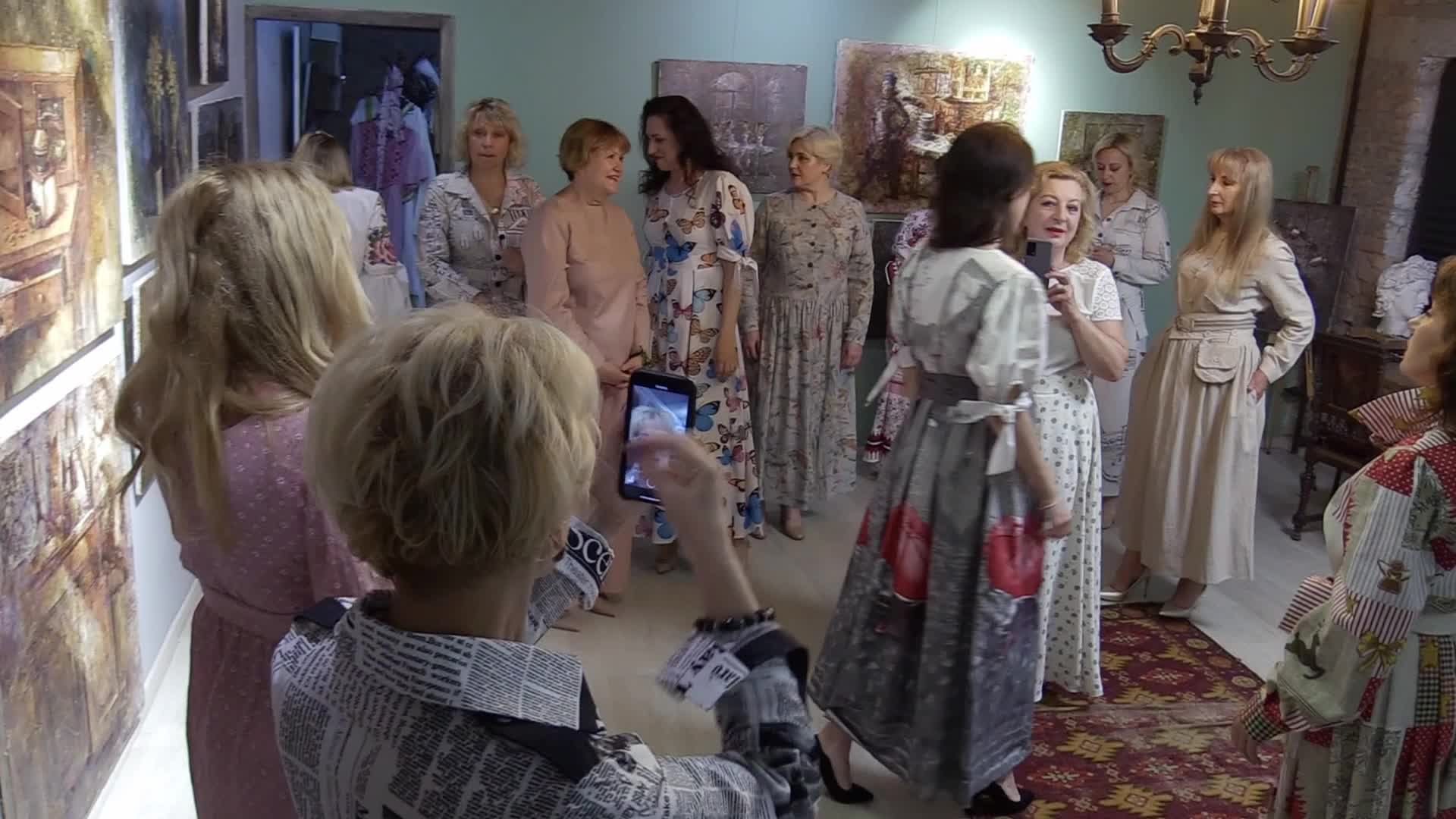 Ukrainian ethnic fashion show in Odesa, amid Russia's invasion of Ukraine