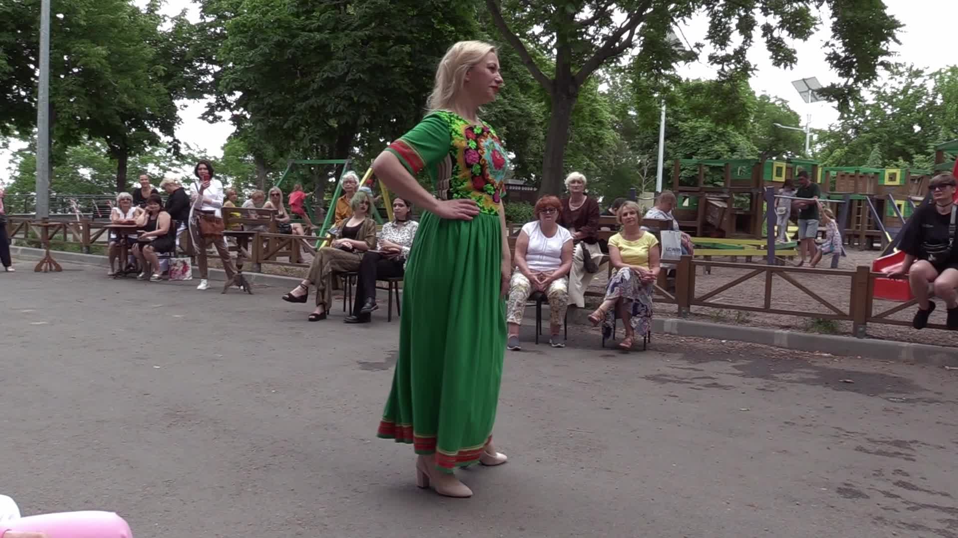 Ukrainian ethnic fashion show in Odesa, amid Russia's invasion of Ukraine