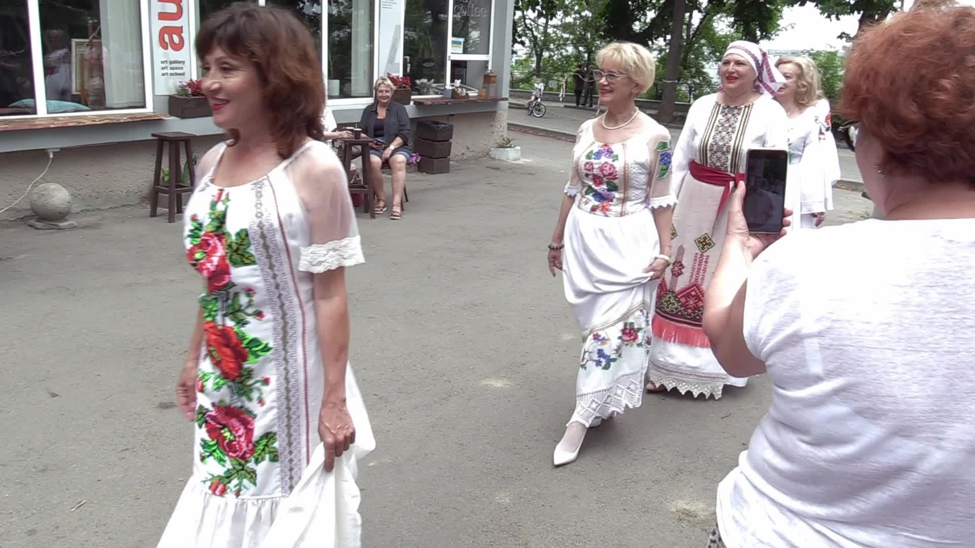 Ukrainian ethnic fashion show in Odesa, amid Russia's invasion of Ukraine