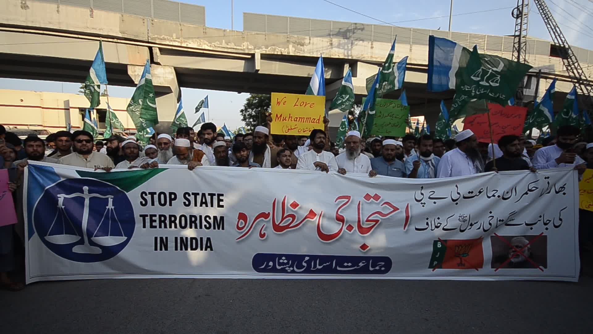 Protest against India following derogatory comments on the Prophet Muhammad
