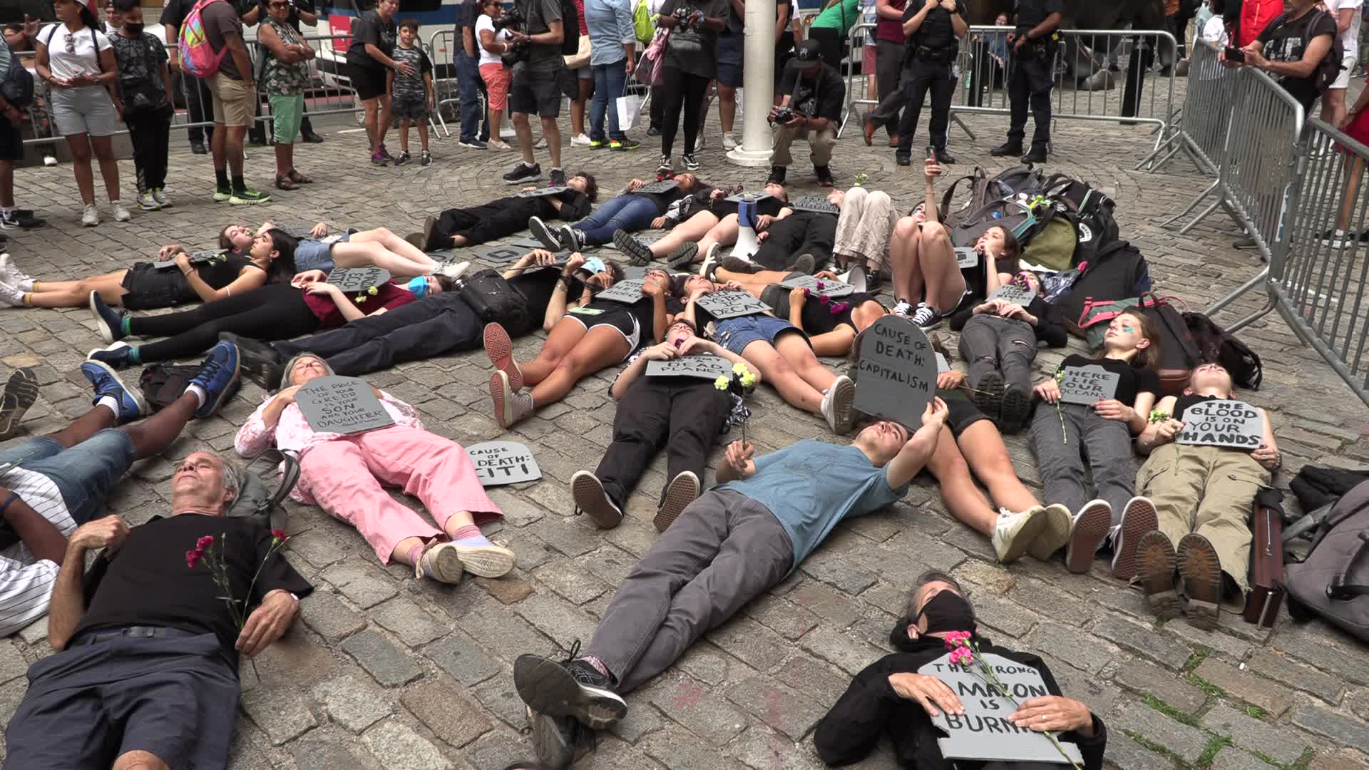 NYC: Climate Die-In Financial District