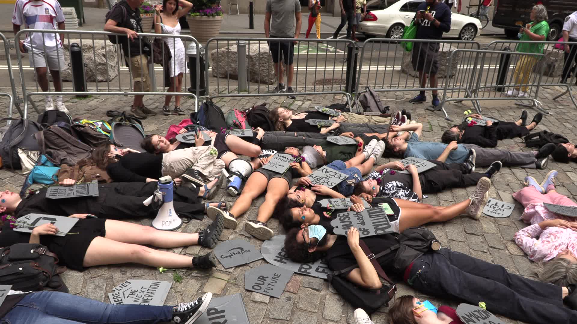 NYC: Climate Die-In Financial District