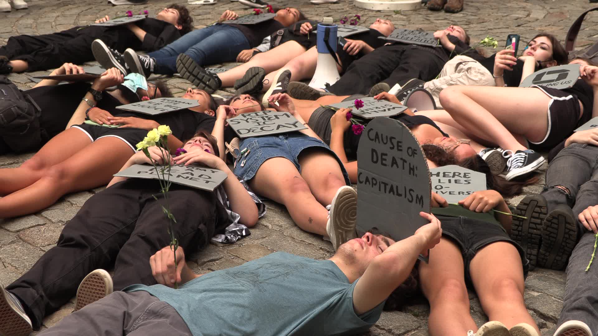 NYC: Climate Die-In Financial District