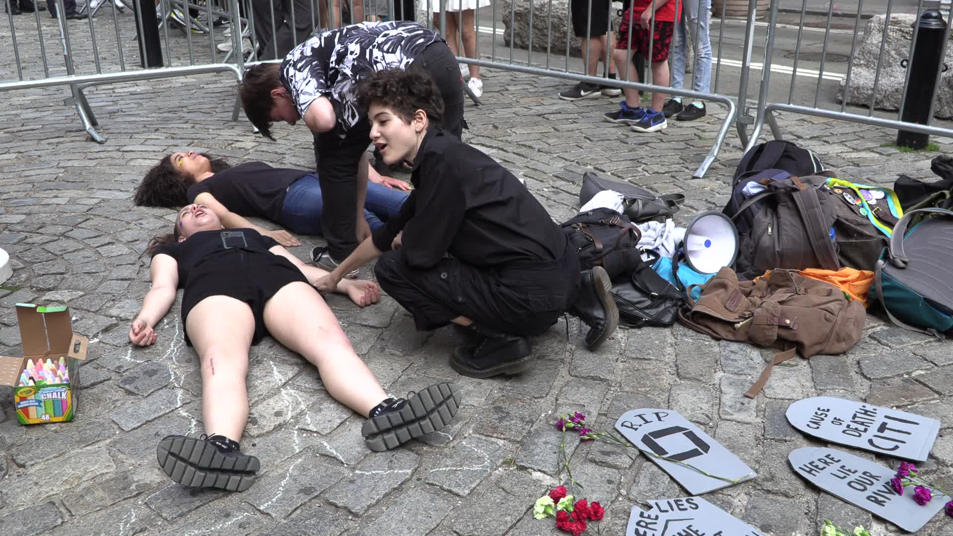 NYC: Climate Die-In Financial District