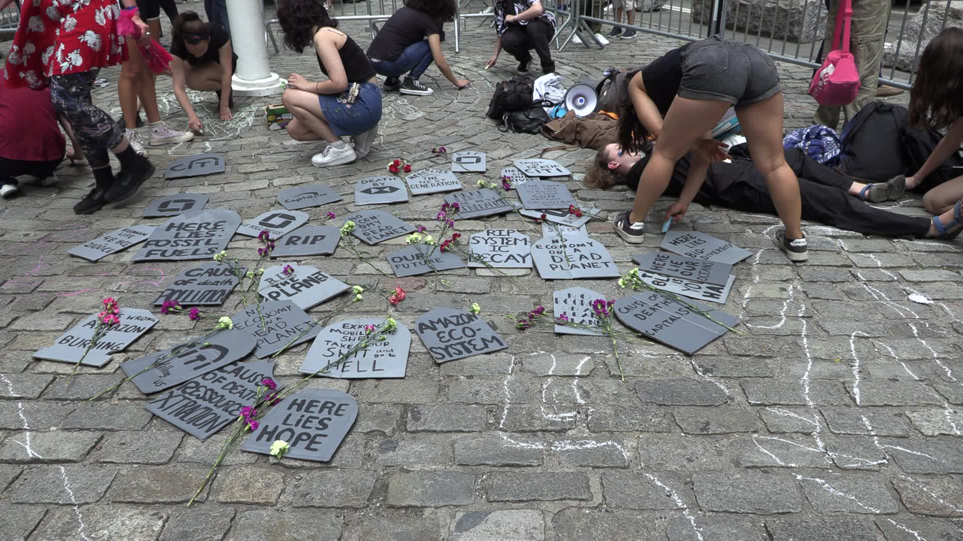 NYC: Climate Die-In Financial District