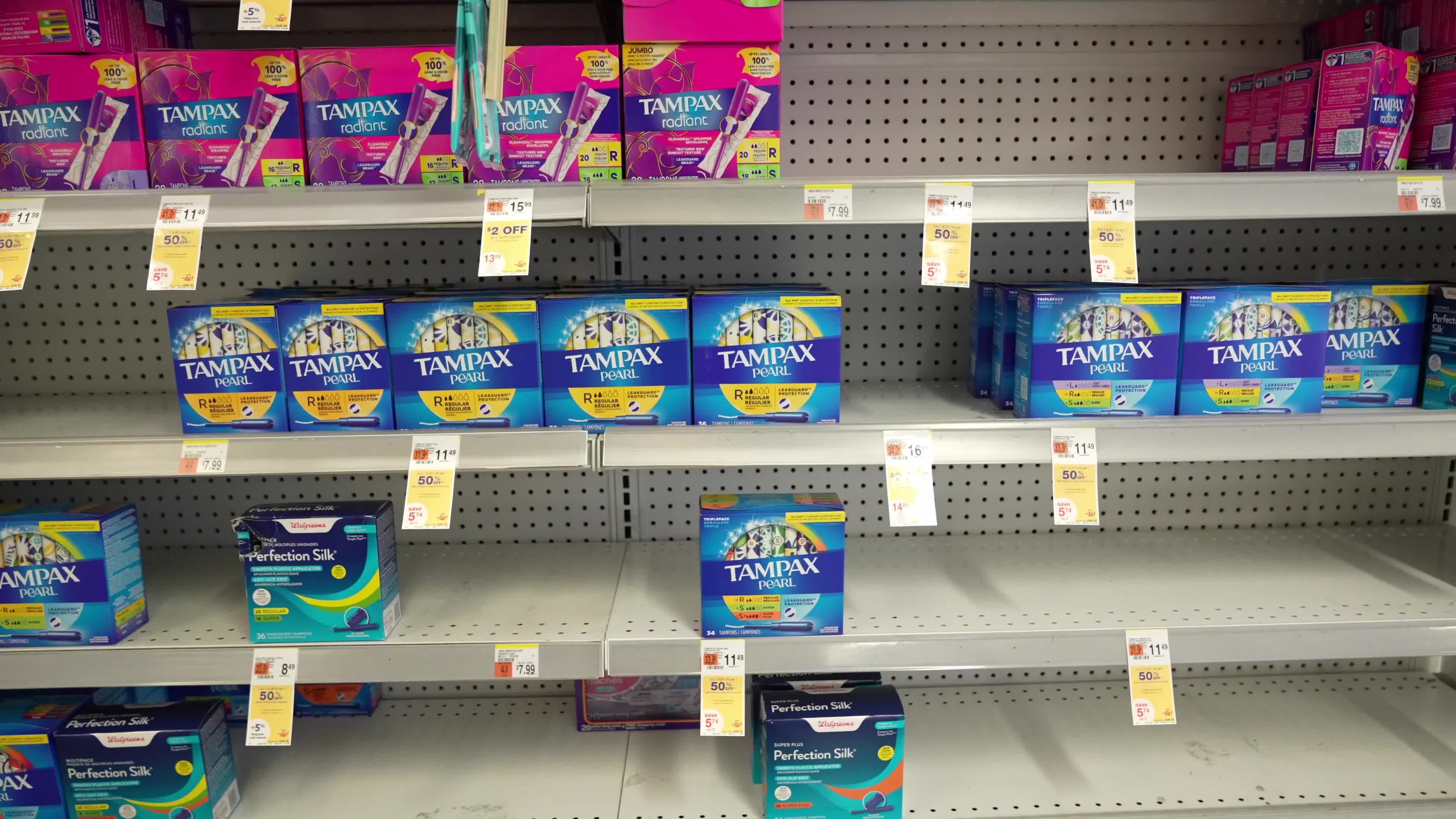Tampons Shortage