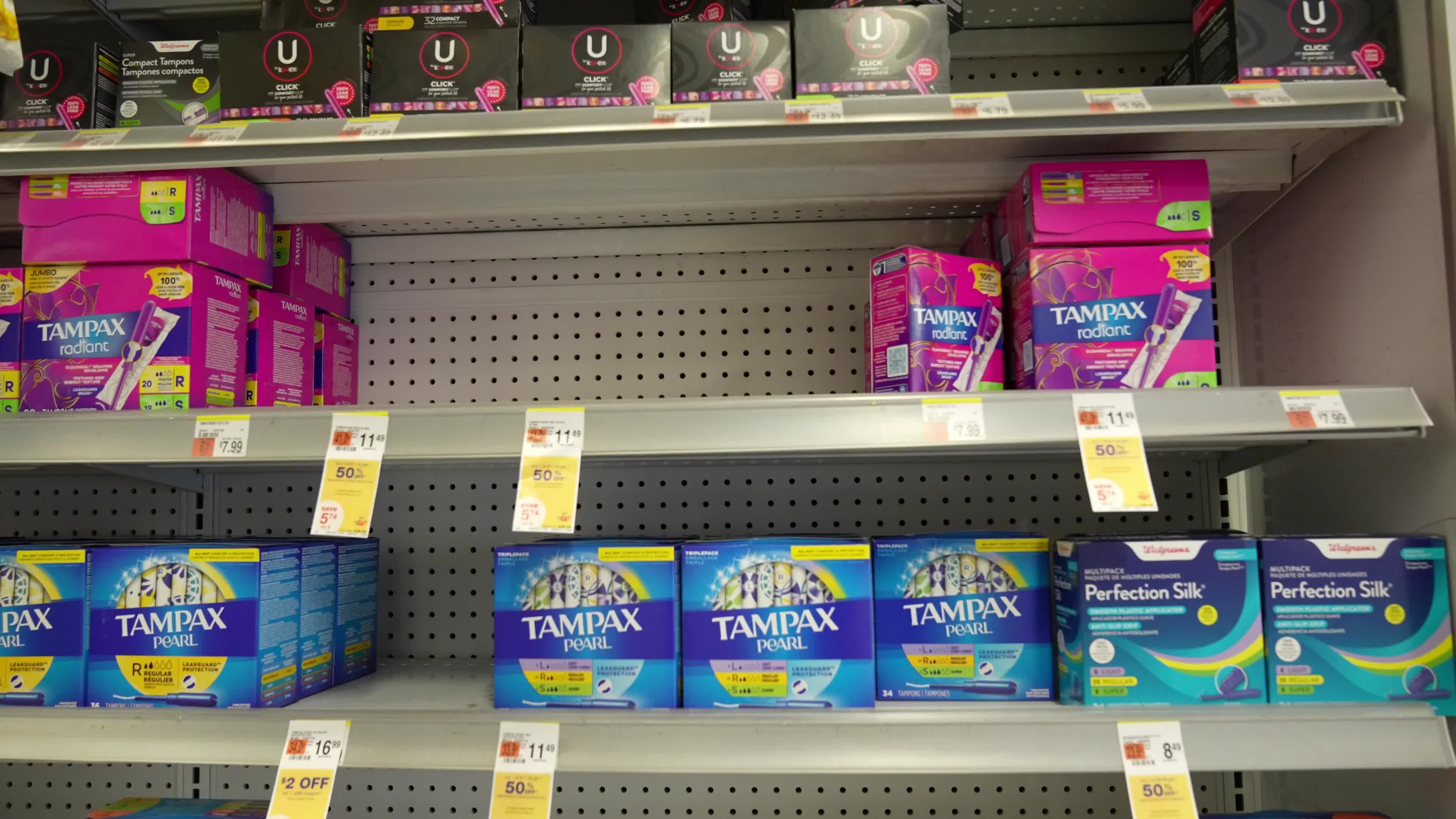 Tampons Shortage