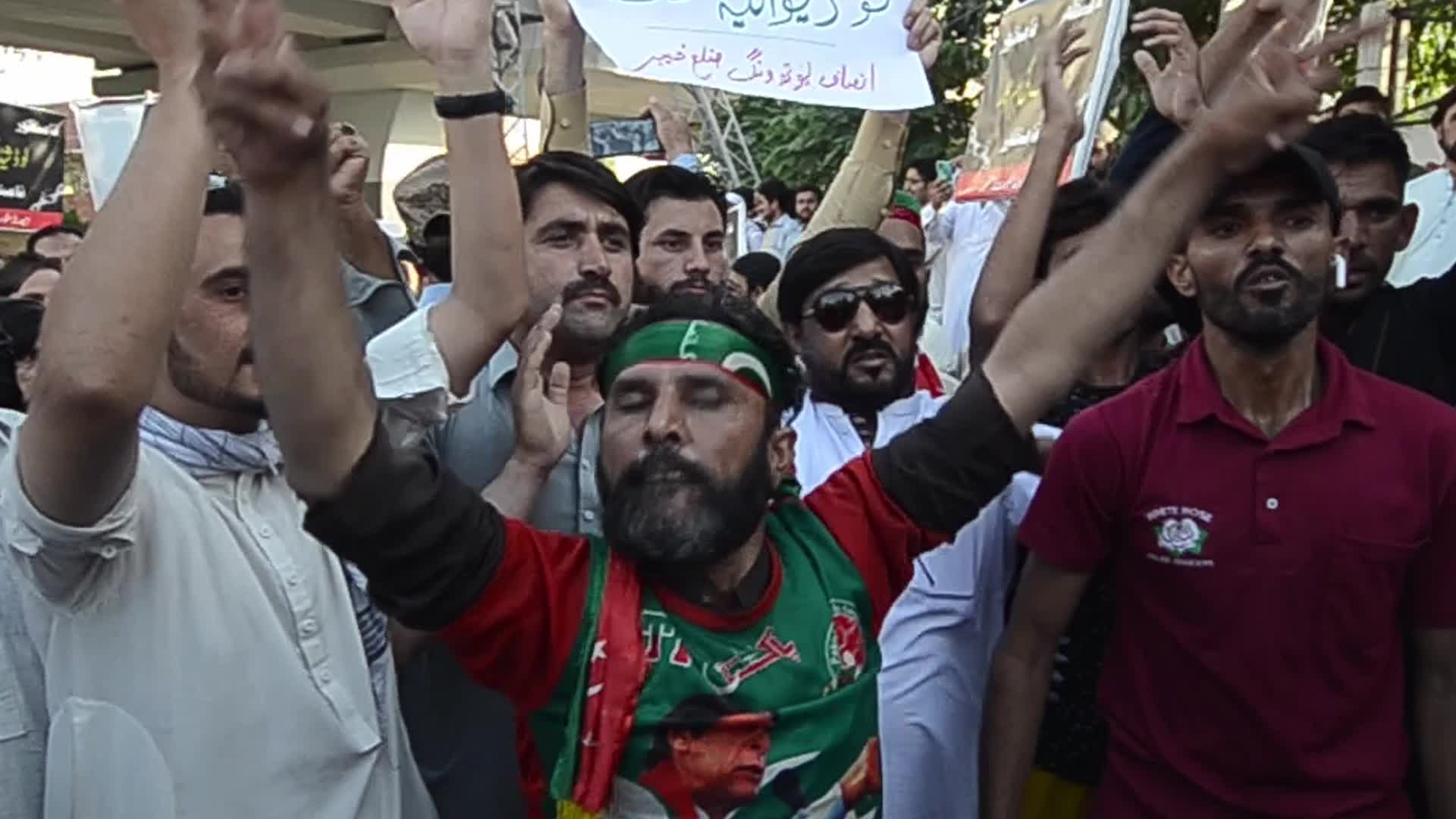 Protest against the inflation in Pakistan