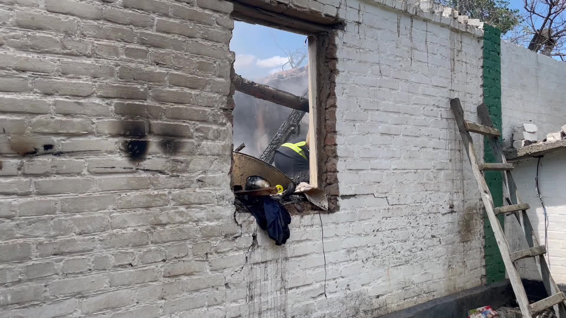 Shelling in Apostolove, Ukraine