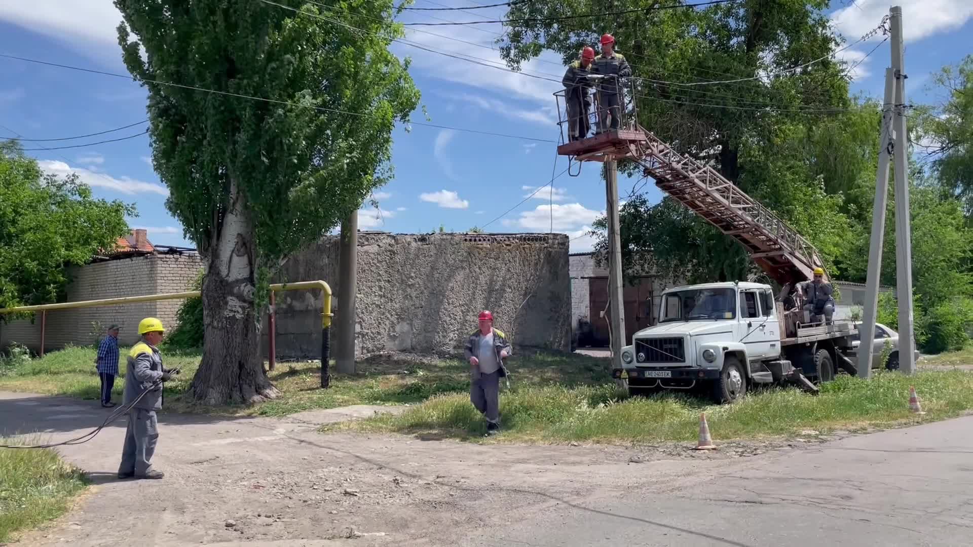 Shelling in Apostolove, Ukraine