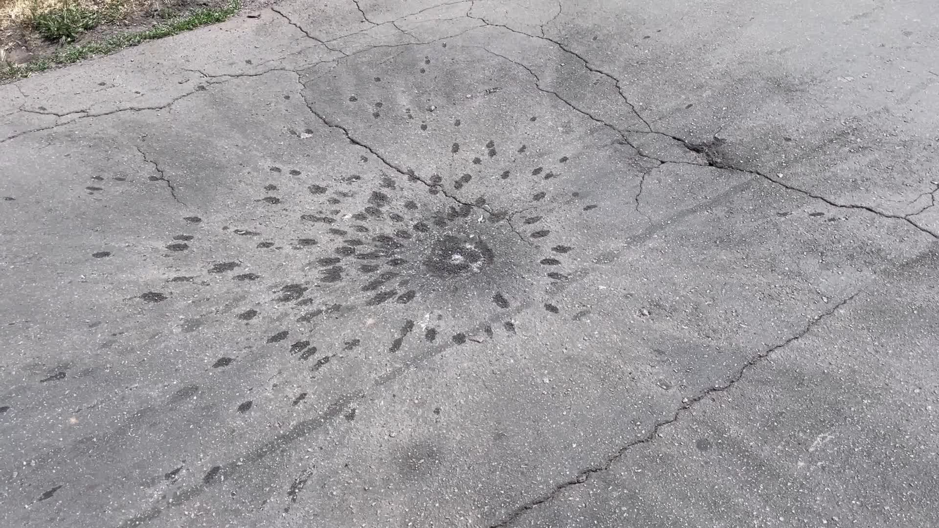 Shelling in Apostolove, Ukraine
