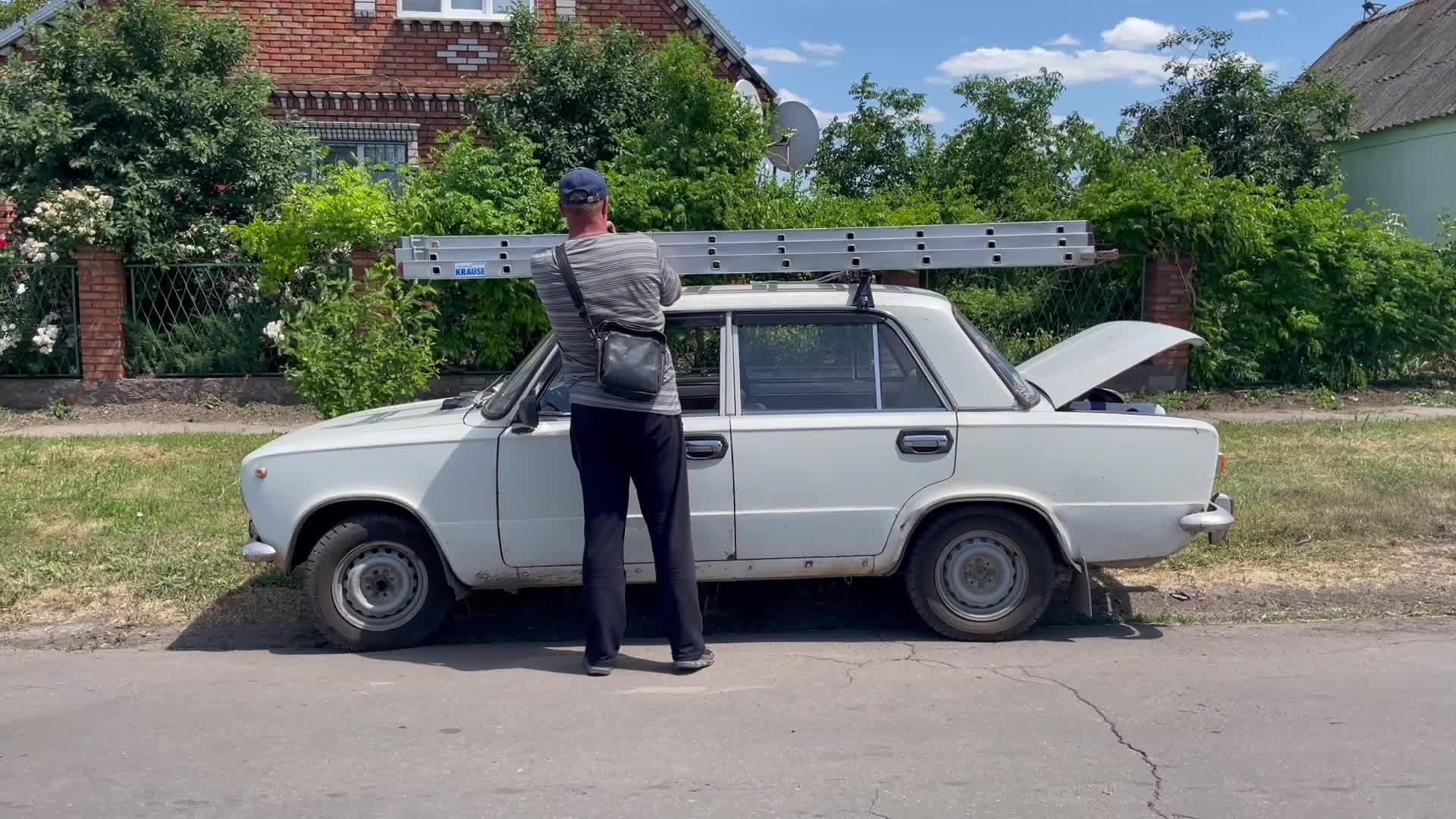 Shelling in Apostolove, Ukraine