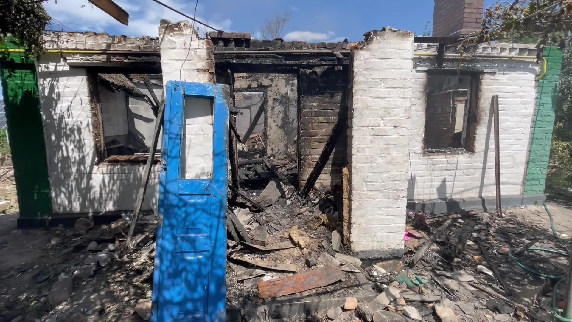 Shelling in Apostolove, Ukraine