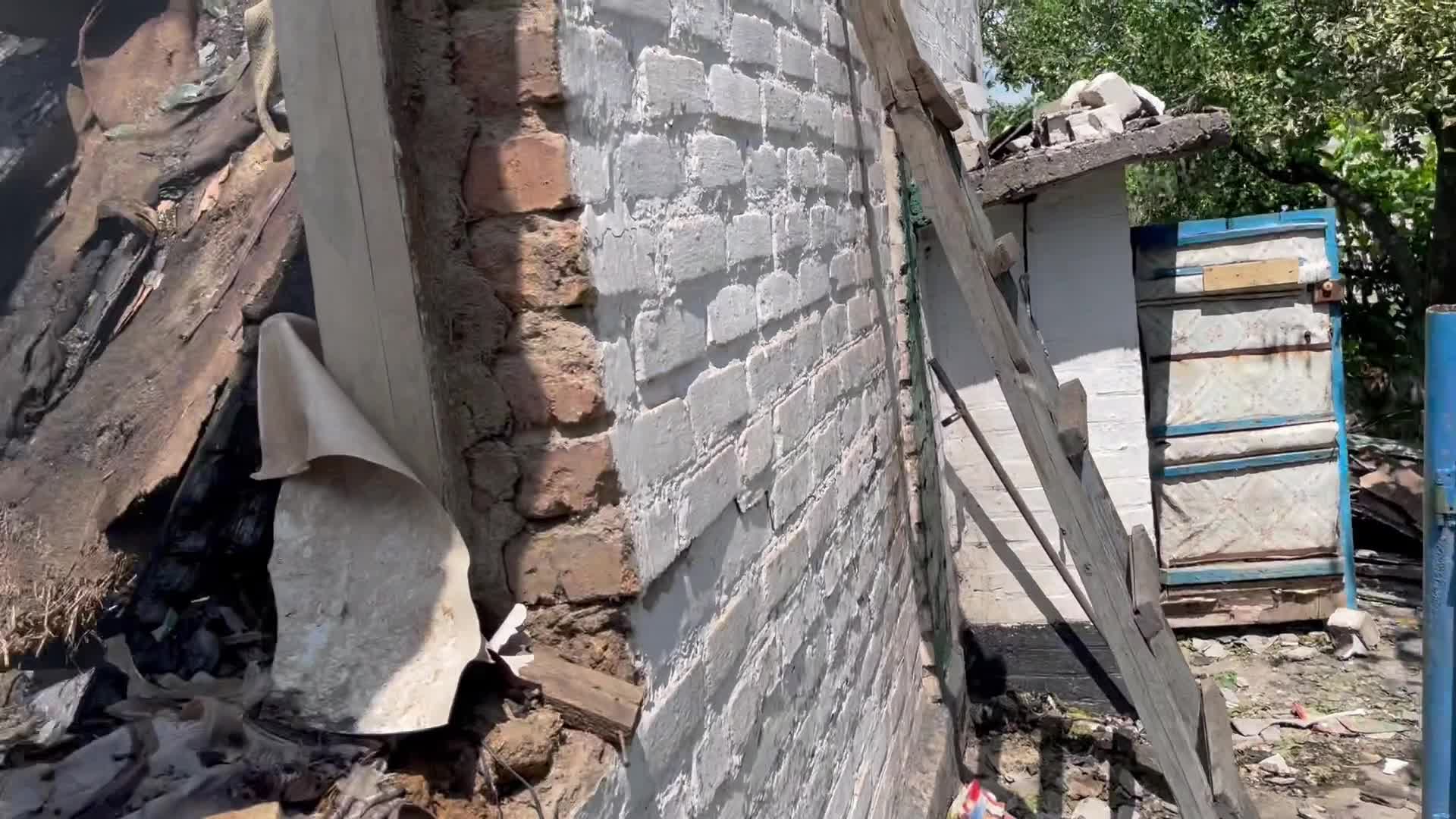 Shelling in Apostolove, Ukraine