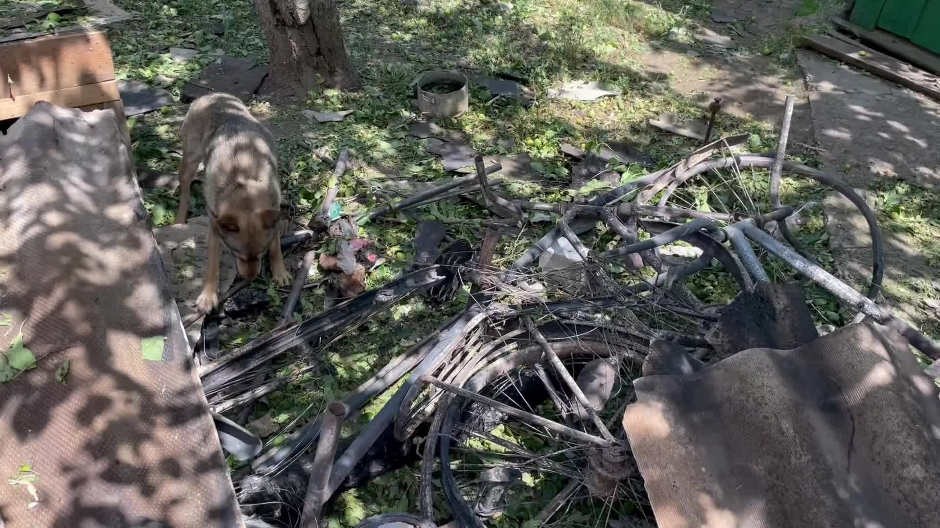 Shelling in Apostolove, Ukraine
