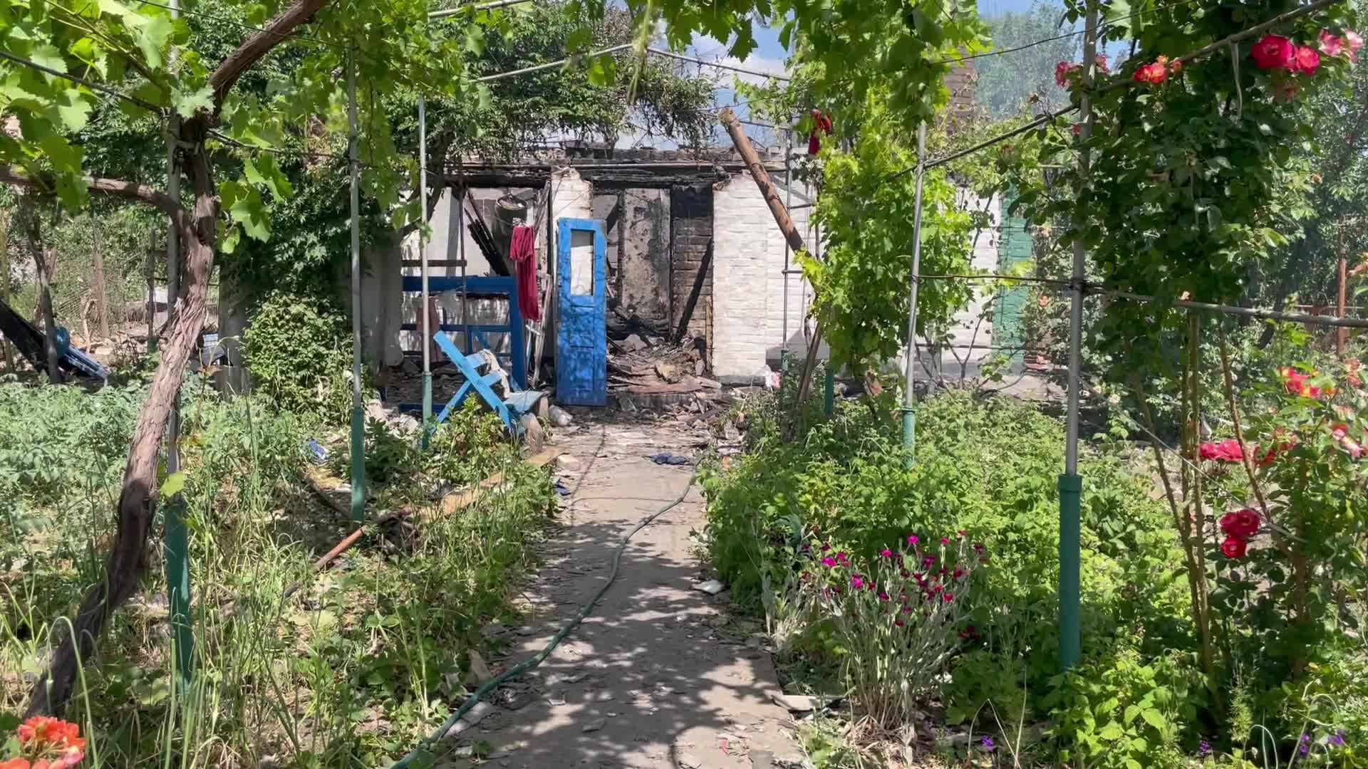 Shelling in Apostolove, Ukraine