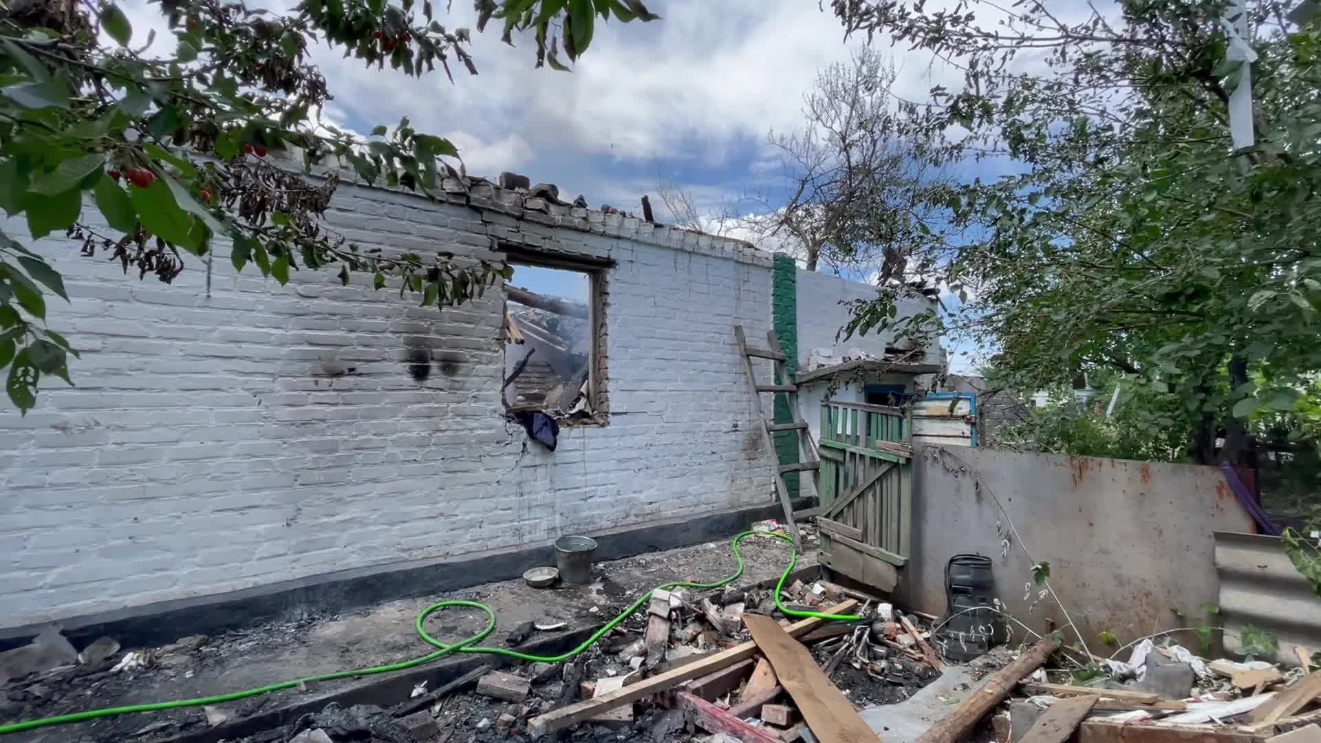 Shelling in Apostolove, Ukraine