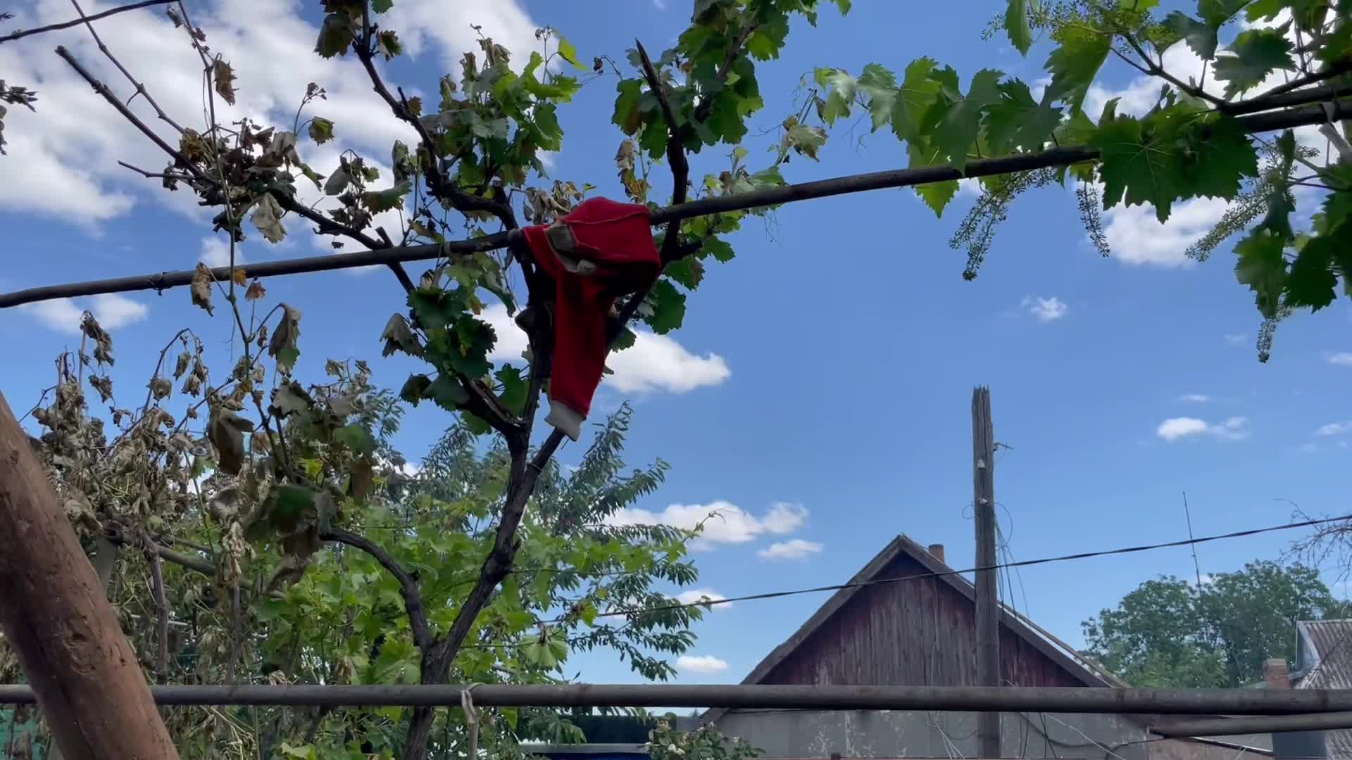 Shelling in Apostolove, Ukraine