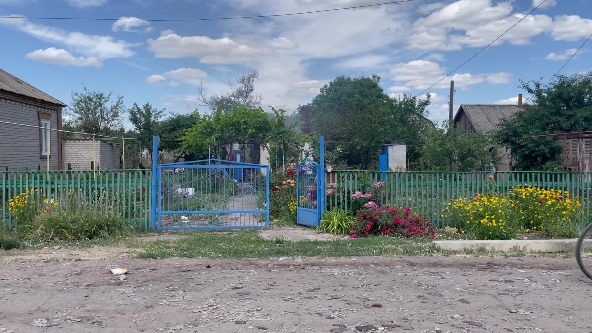 Shelling in Apostolove, Ukraine