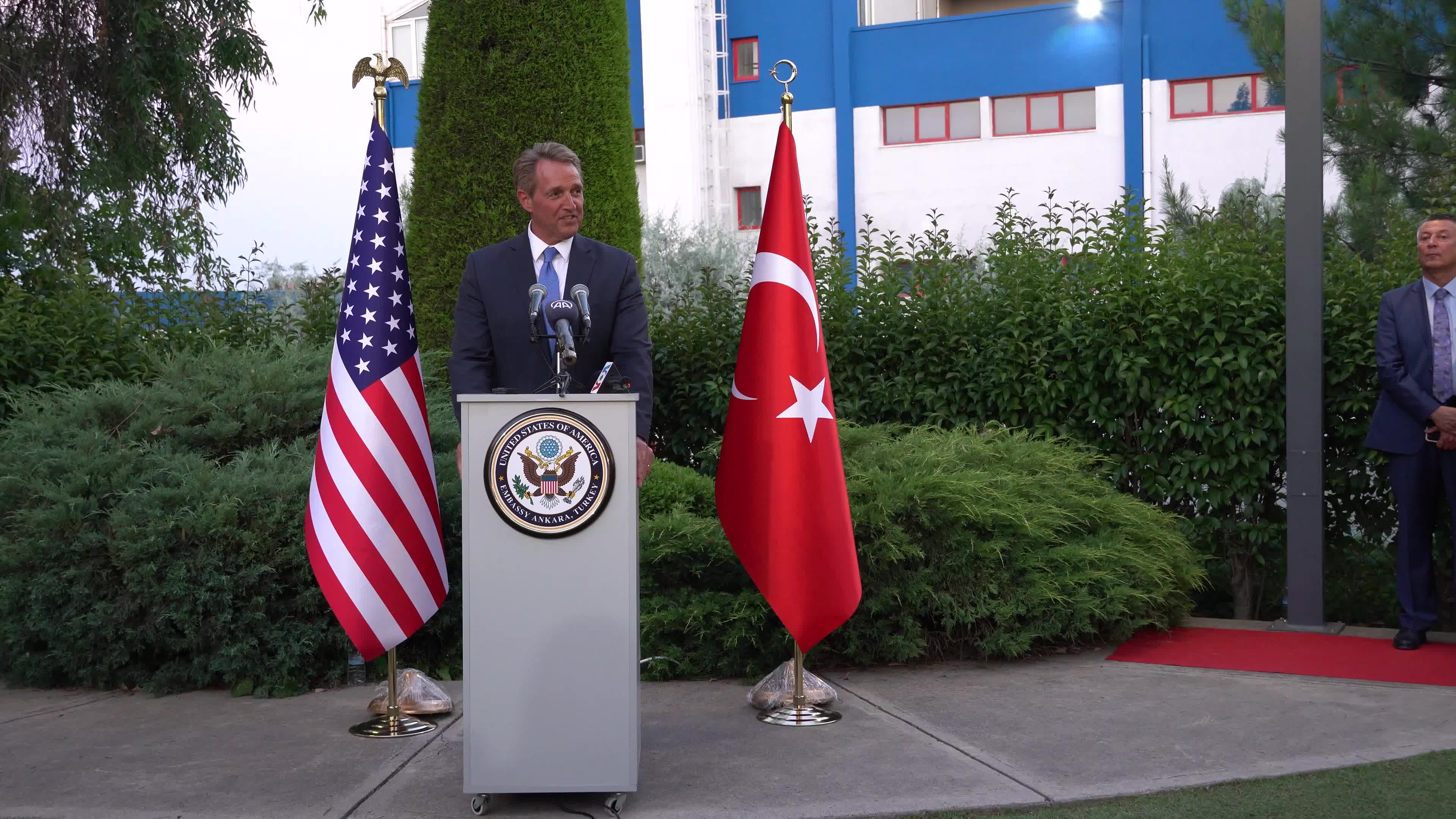 246th Independence Day Celebration has marked by Ambassador to Turkey Jeffry L. Flake