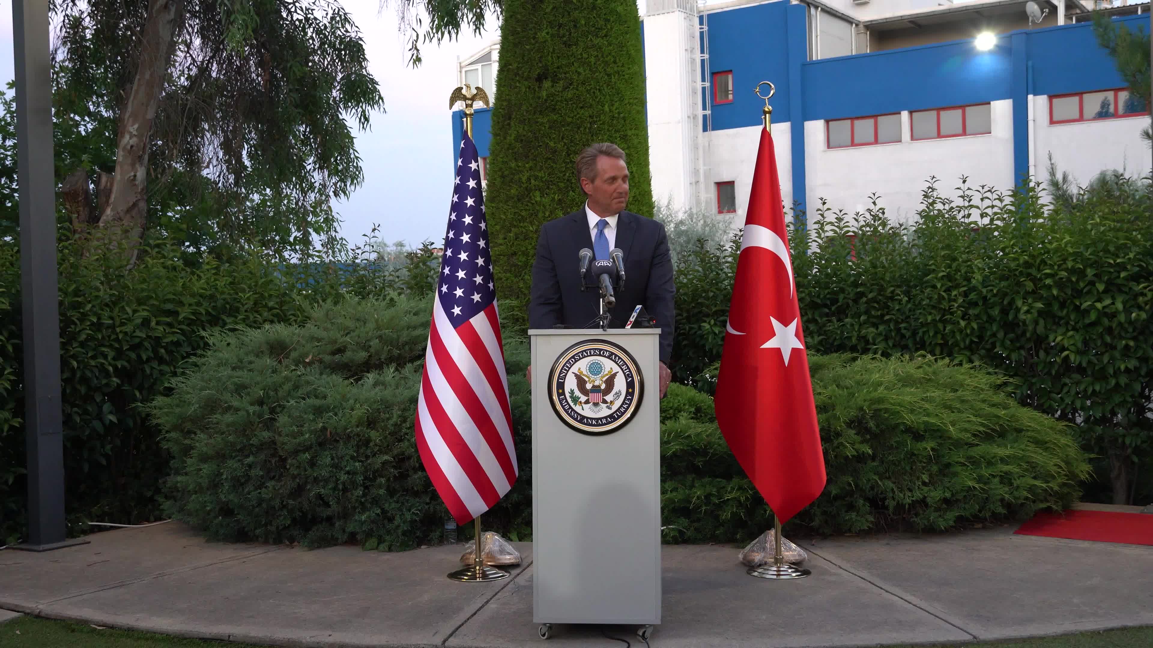 246th Independence Day Celebration has marked by Ambassador to Turkey Jeffry L. Flake