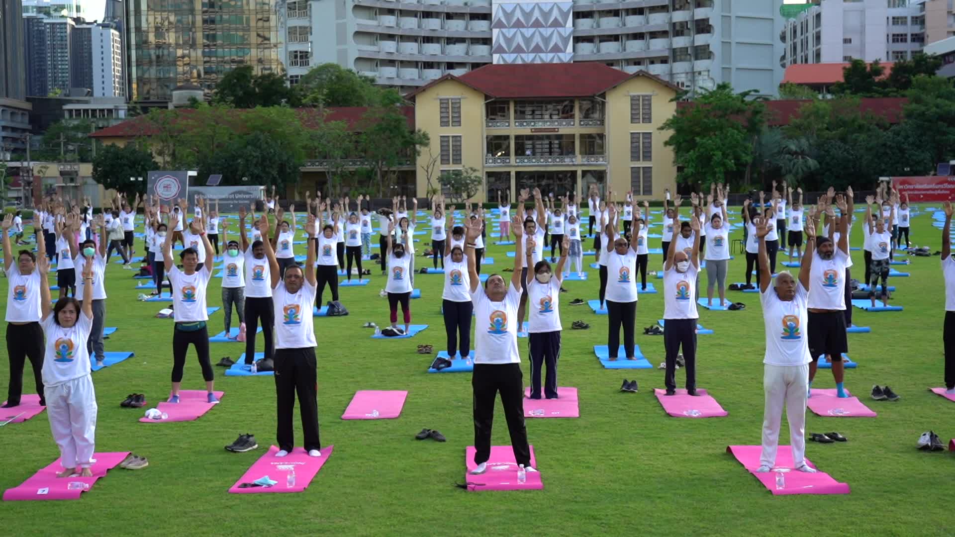 The 8th International Day of Yoga in Bangkok.