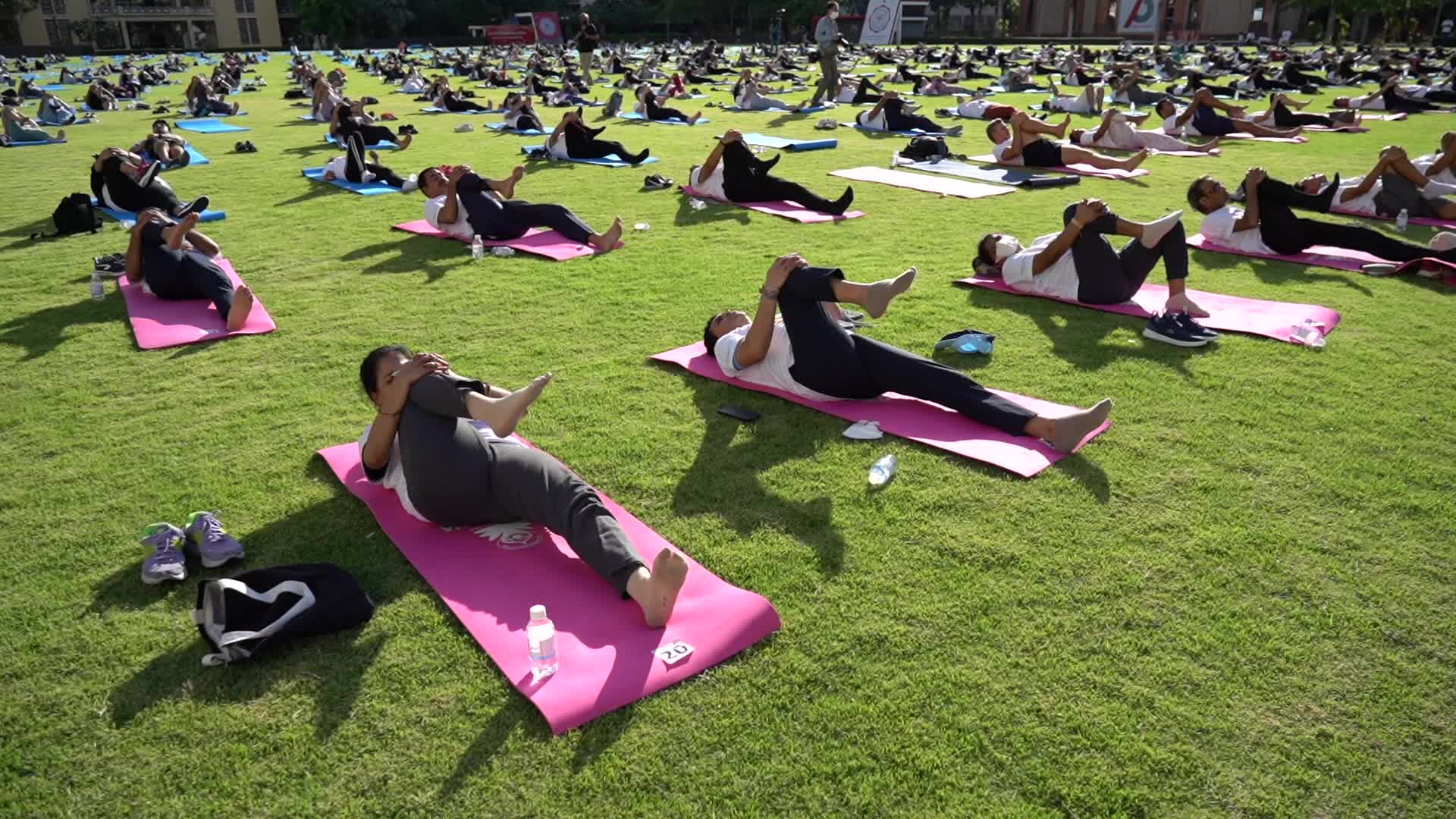The 8th International Day of Yoga in Bangkok.