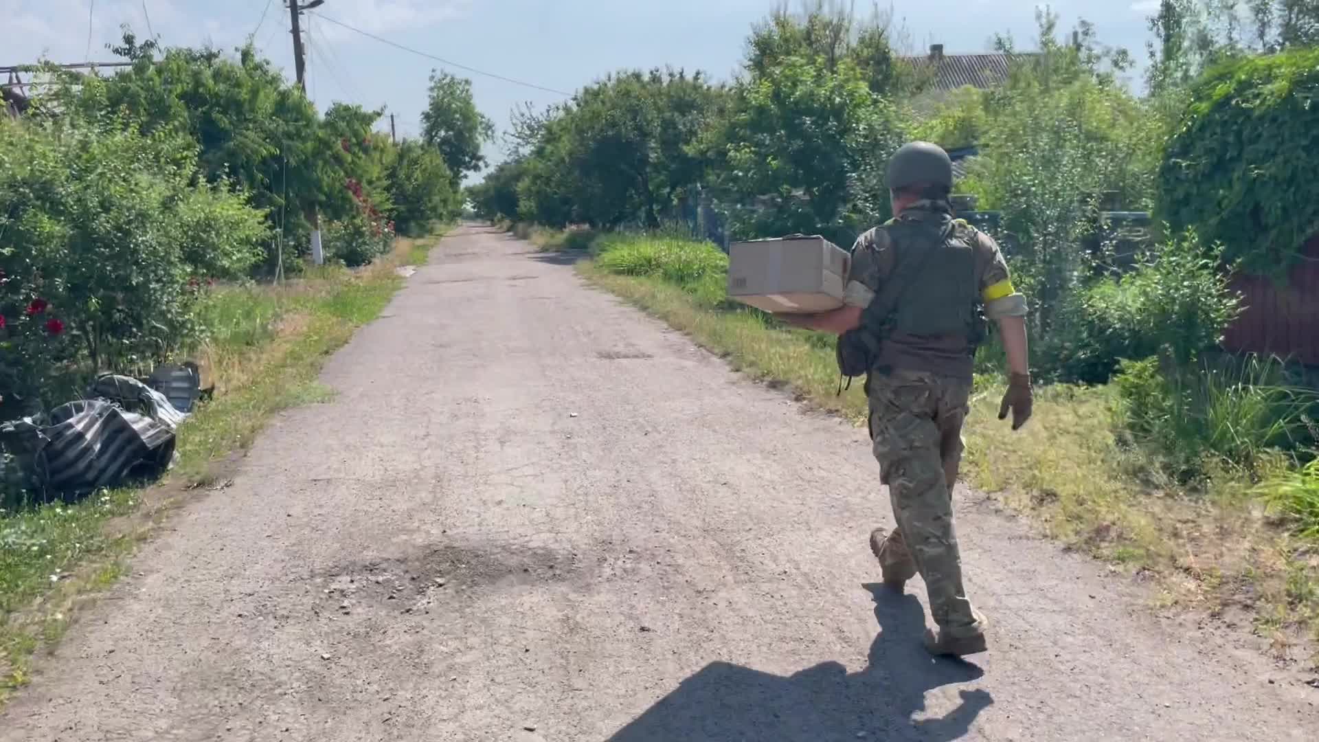 Humanitarian Aid In Osokorivka, Ukraine Amid The Russian Invasion of Ukraine
