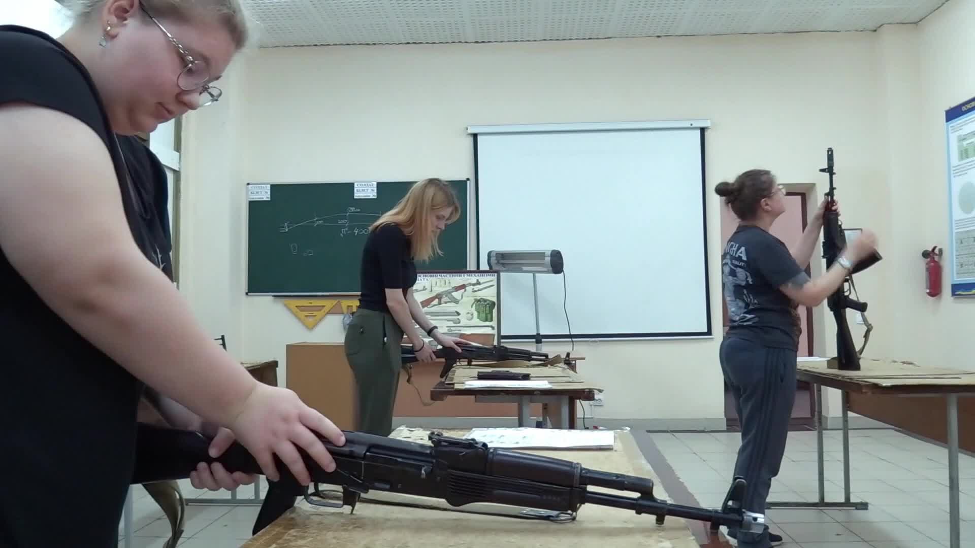 Military training for civilians in the handling of weapons, amid Russia's invasion of Ukraine, in Odesa